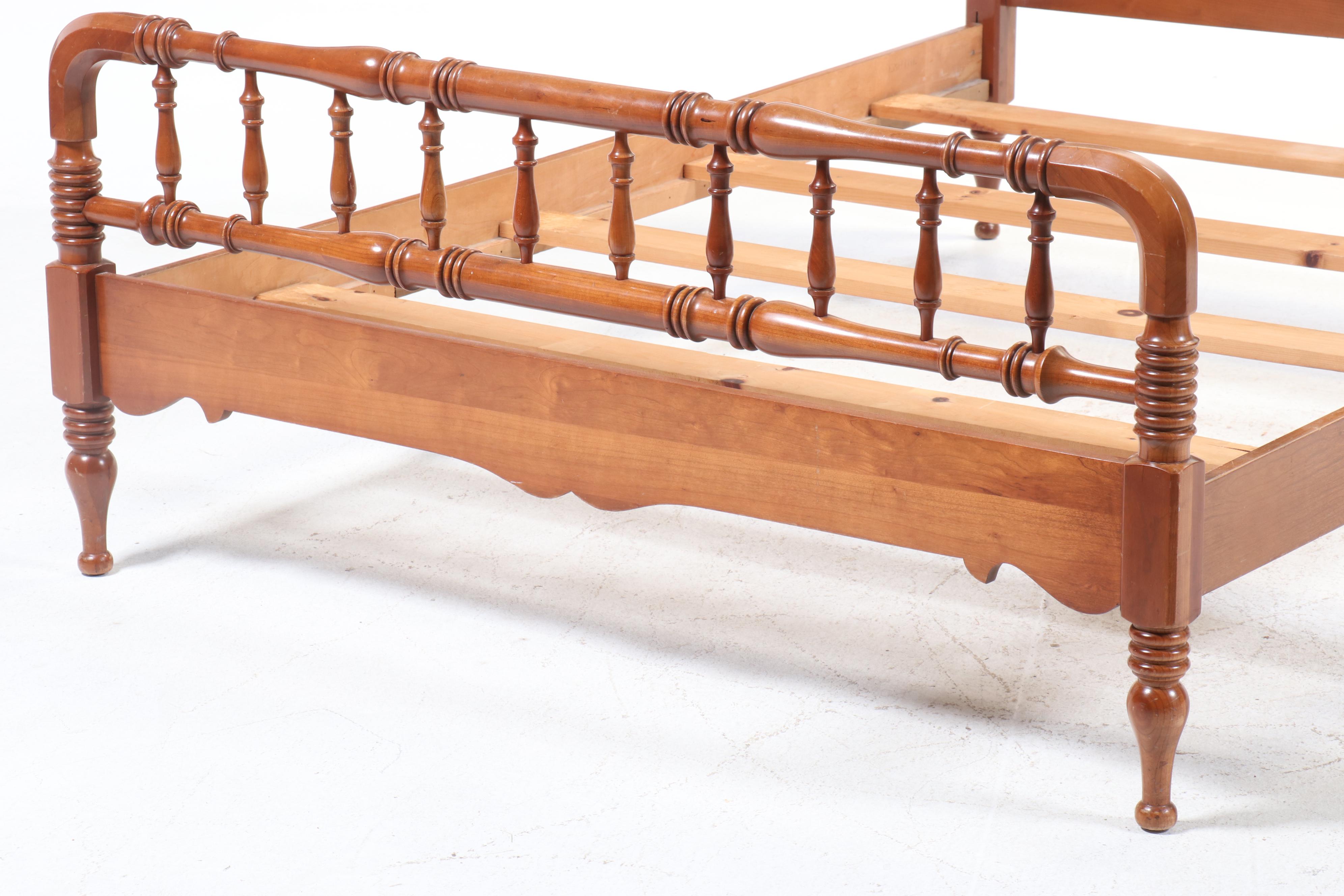 Empire Furniture Corp. Colonial Style Cherrywood Full Size Bed Frame