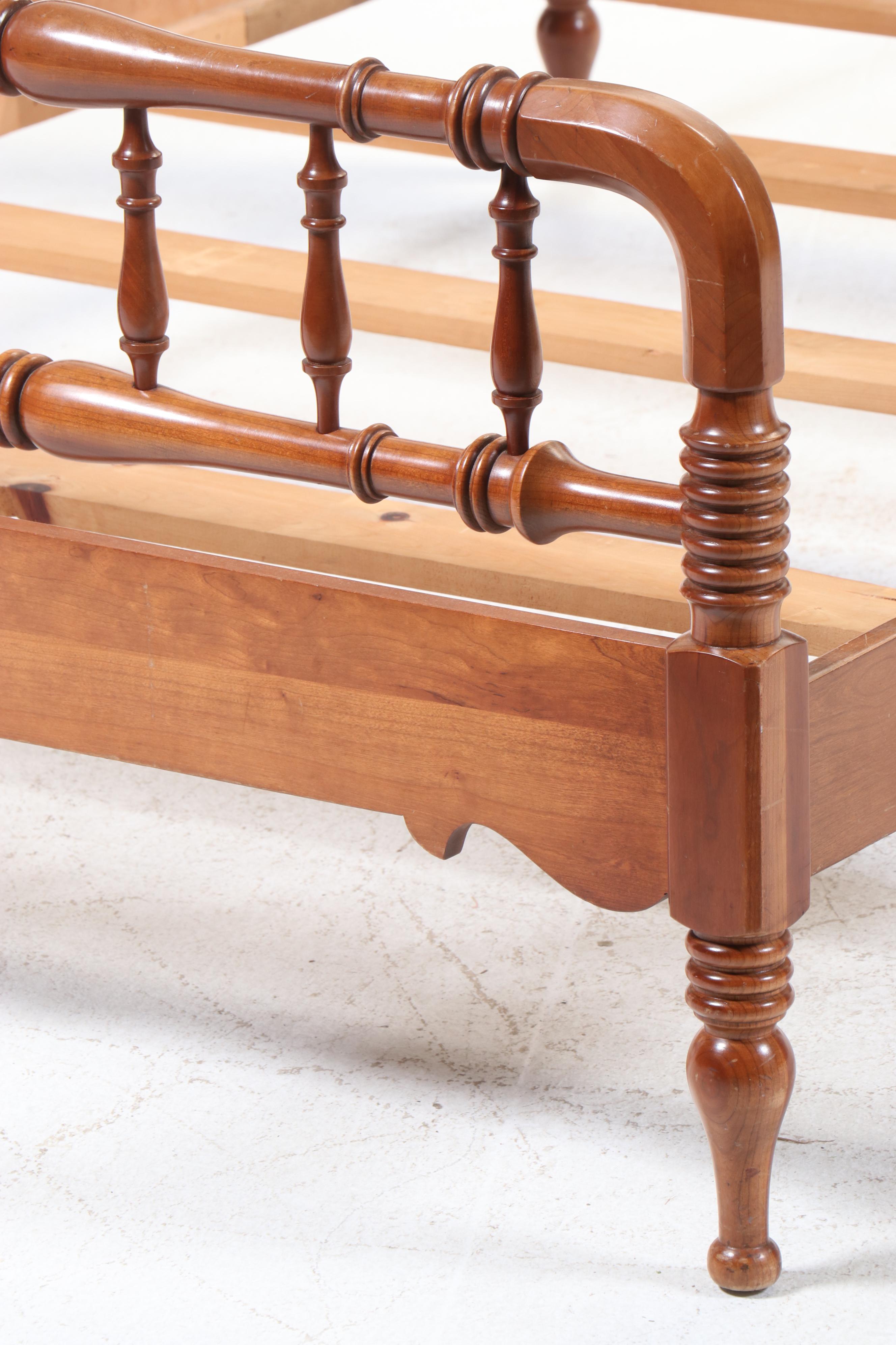 Empire Furniture Corp. Colonial Style Cherrywood Full Size Bed Frame