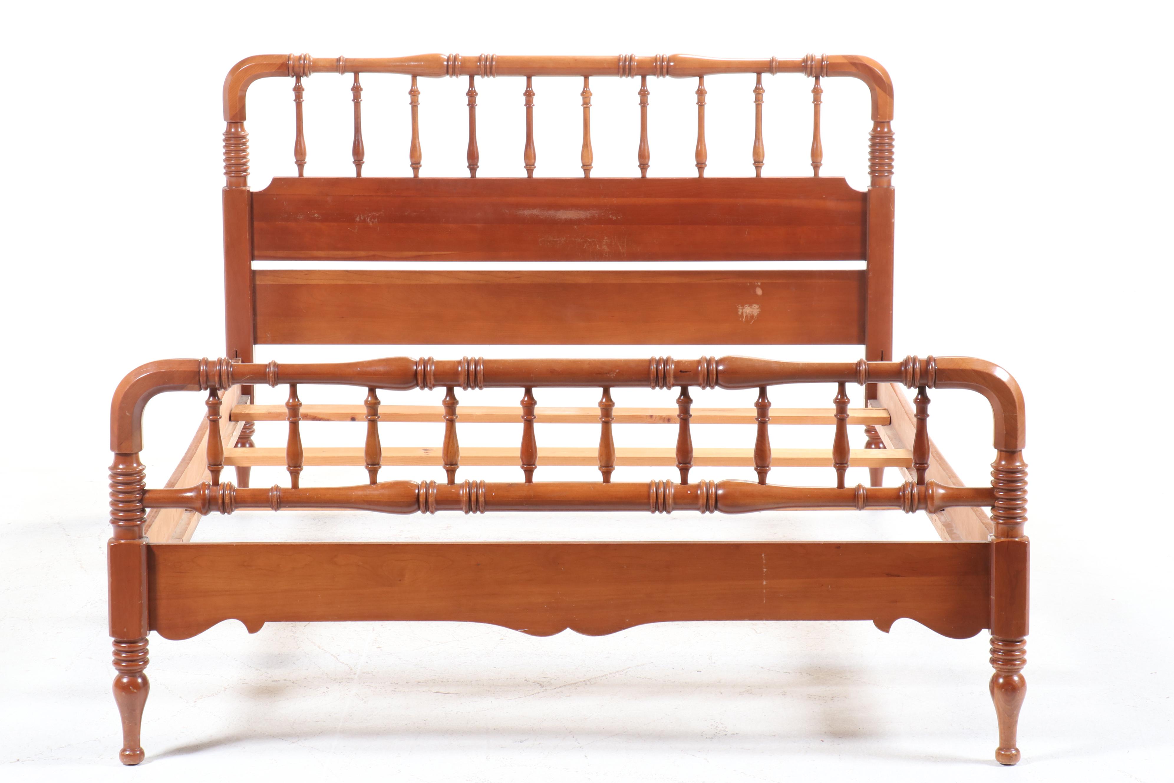 Empire Furniture Corp. Colonial Style Cherrywood Full Size Bed Frame