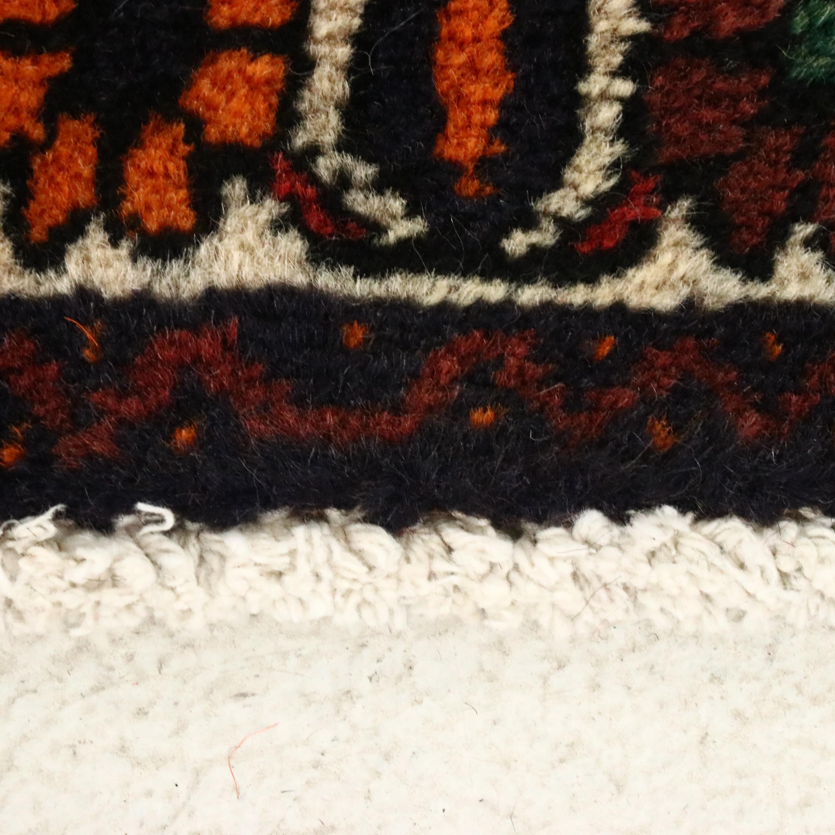 2'8 x 8'5 Hand-Knotted Persian Baluch Carpet Runner
