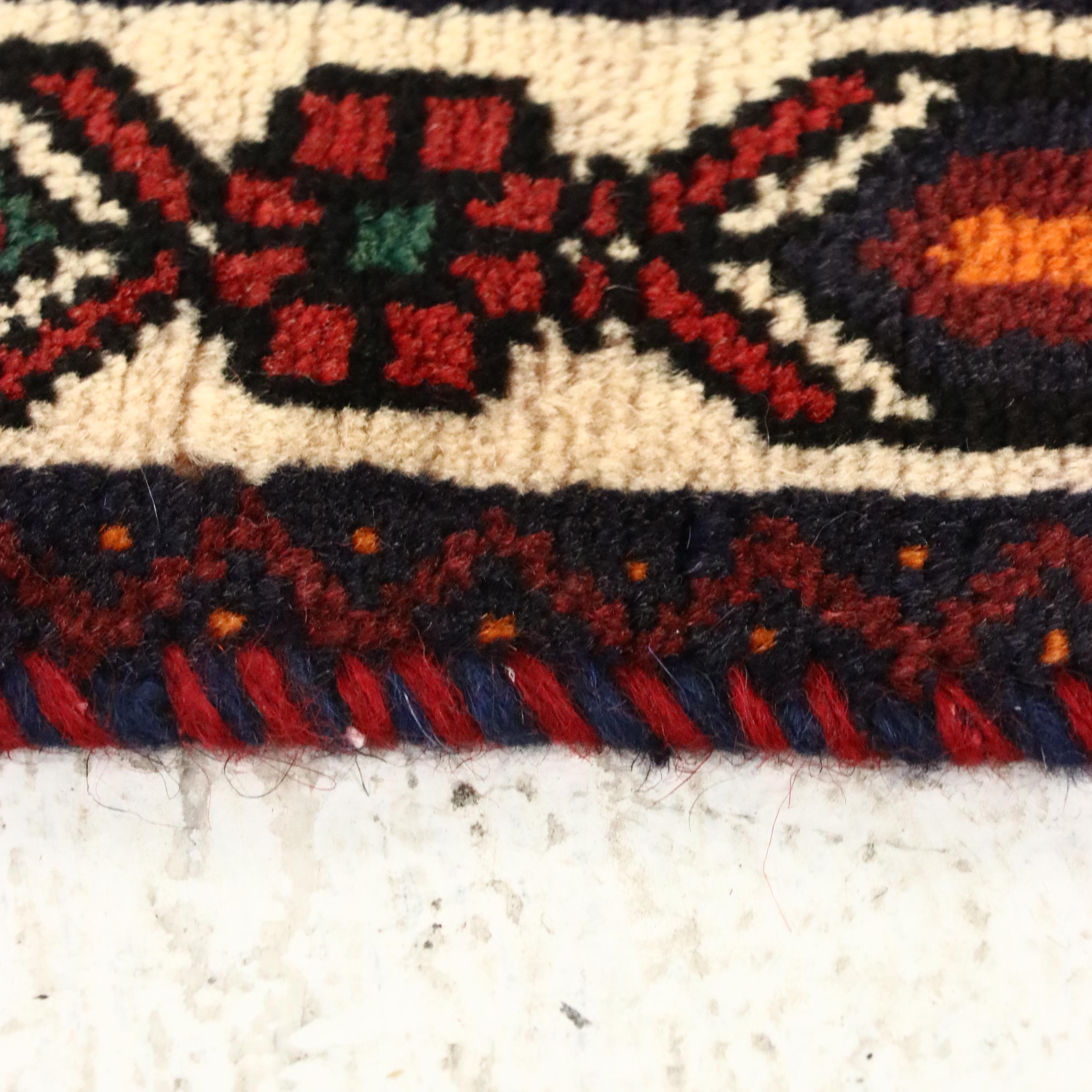 2'8 x 8'5 Hand-Knotted Persian Baluch Carpet Runner