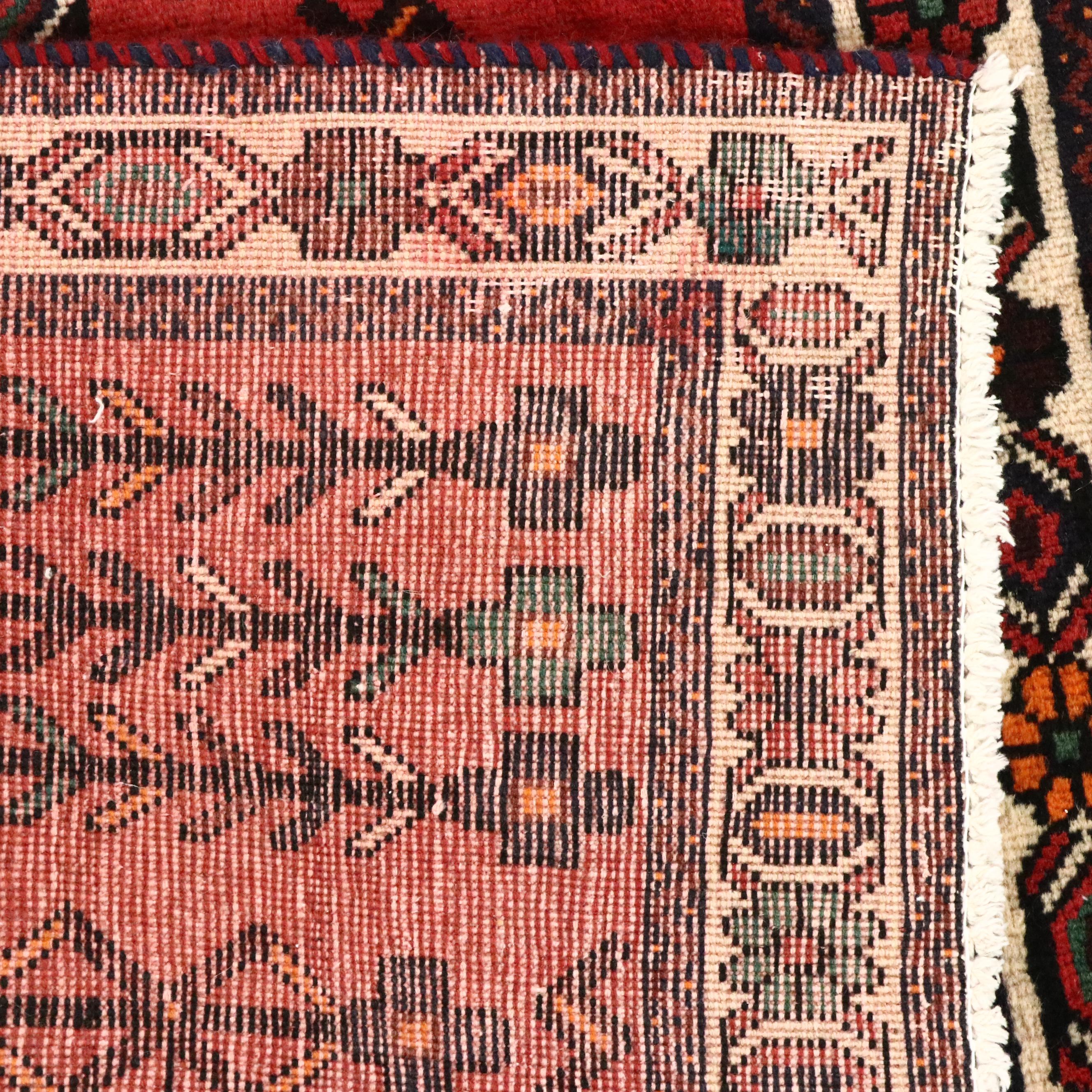 2'8 x 8'5 Hand-Knotted Persian Baluch Carpet Runner