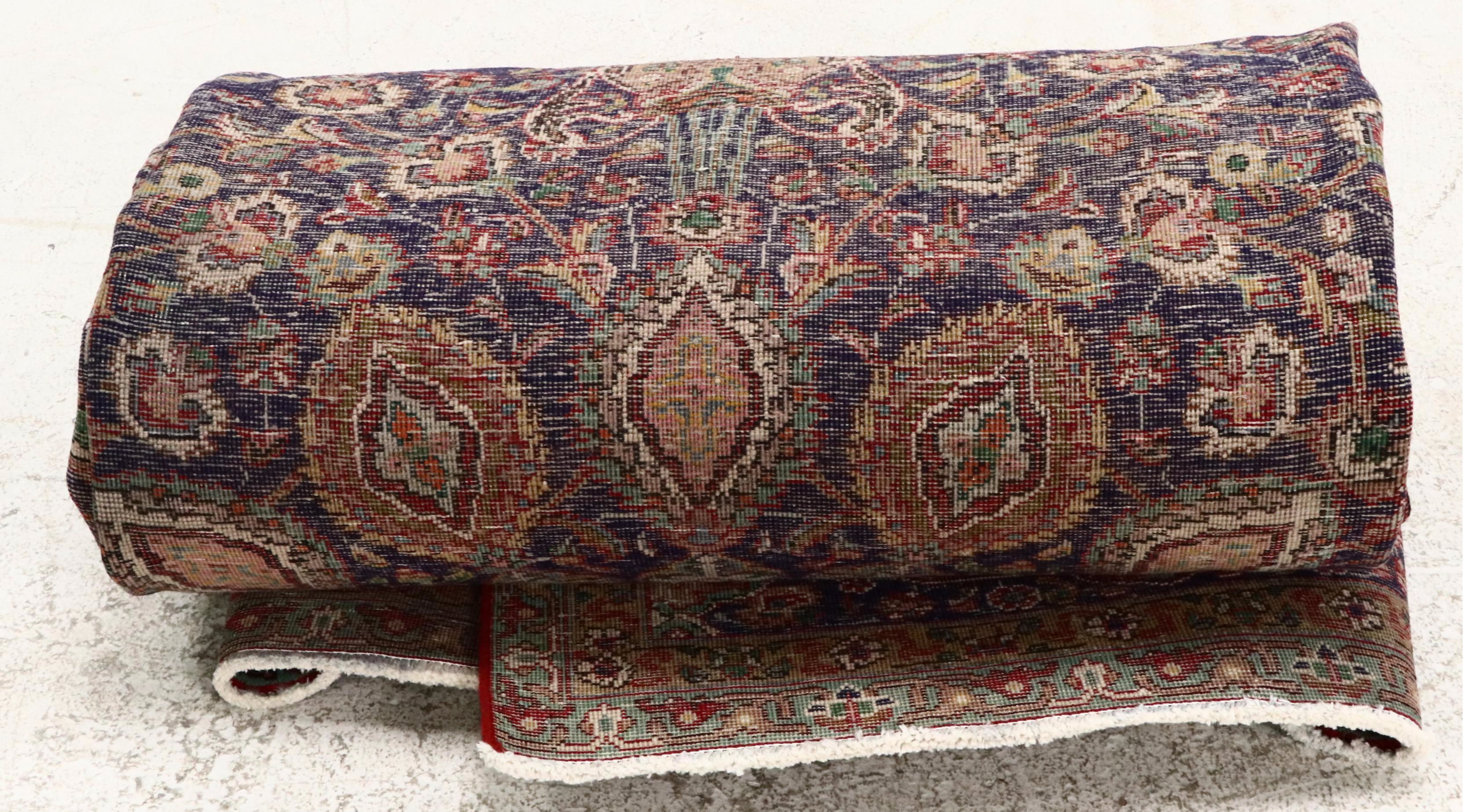 8'2 x 11'2 Hand-Knotted Persian Mashhad Area Rug
