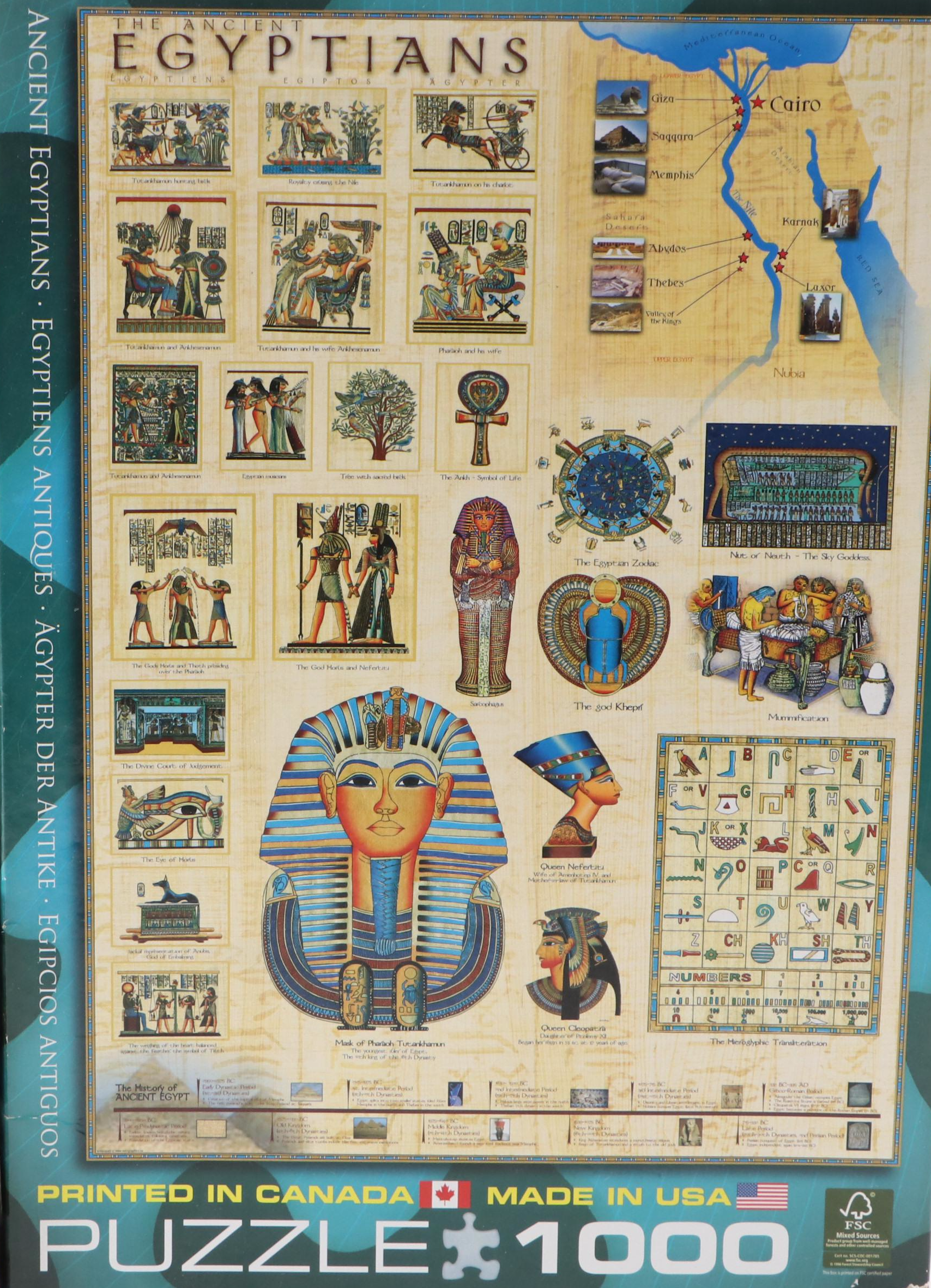 Eurographics "Ancient Egyptians," "Flags of the World," and More Jigsaw Puzzles