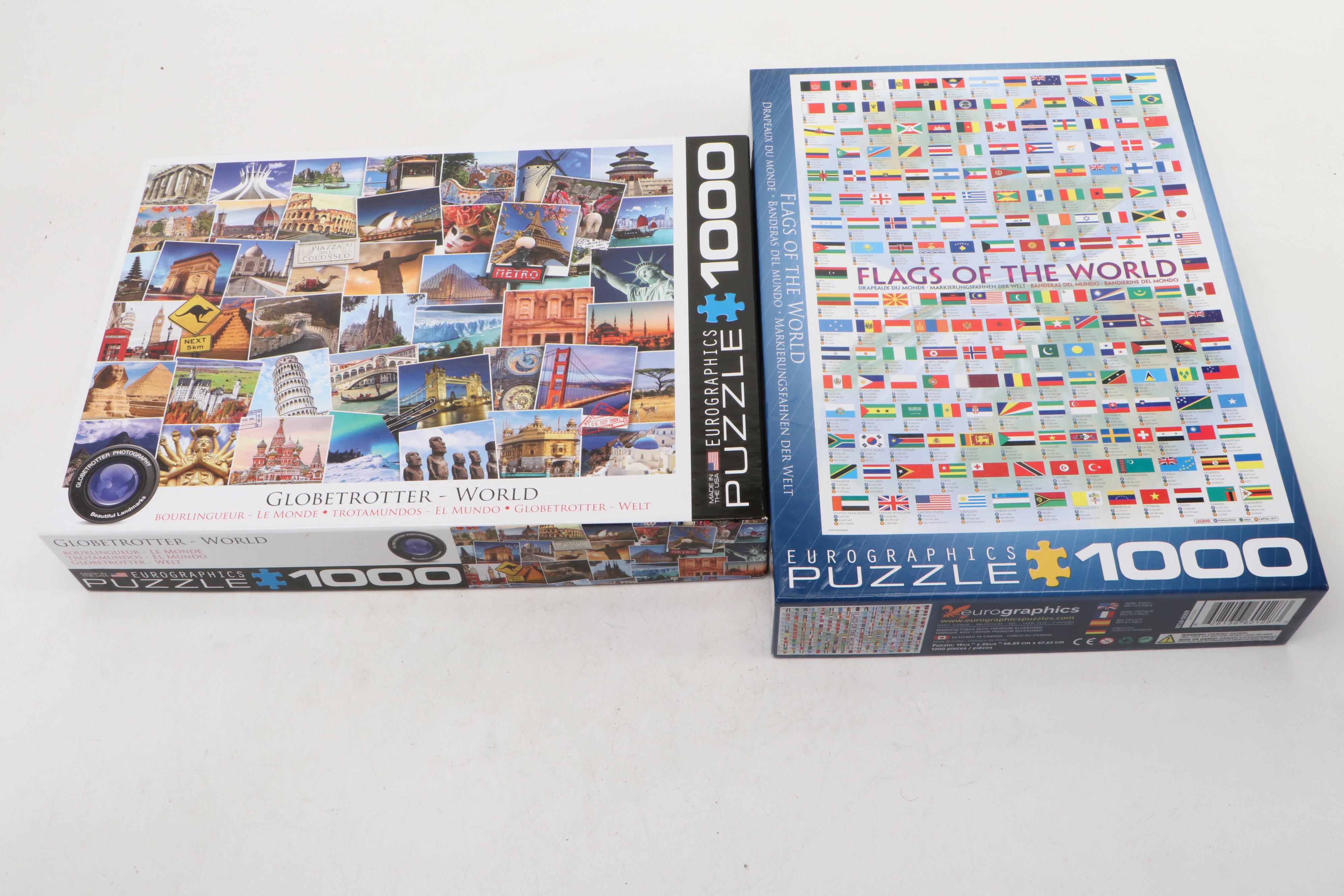 Eurographics "Ancient Egyptians," "Flags of the World," and More Jigsaw Puzzles