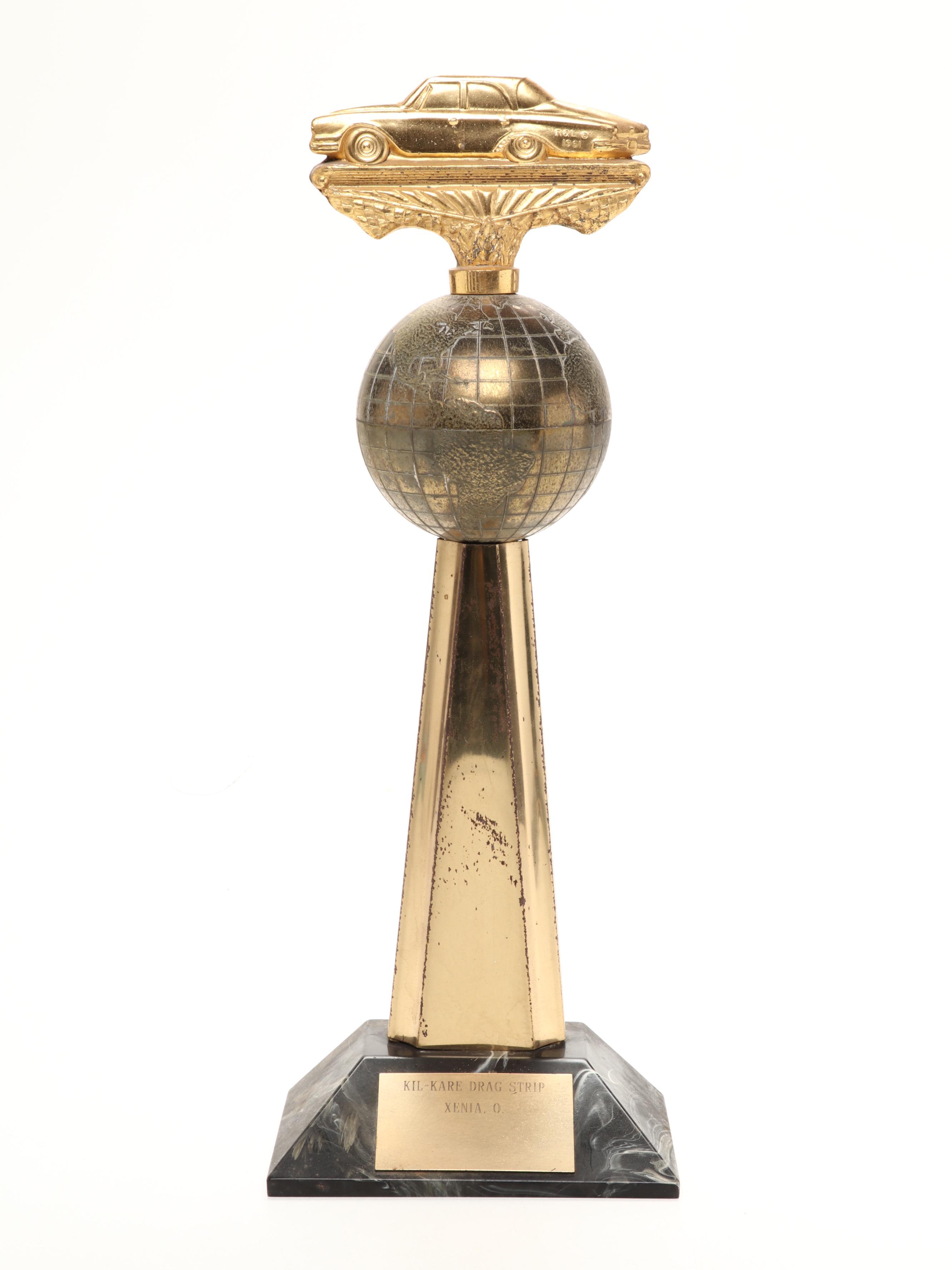 Amateur Drag Racing Trophies, Mid-20th Century