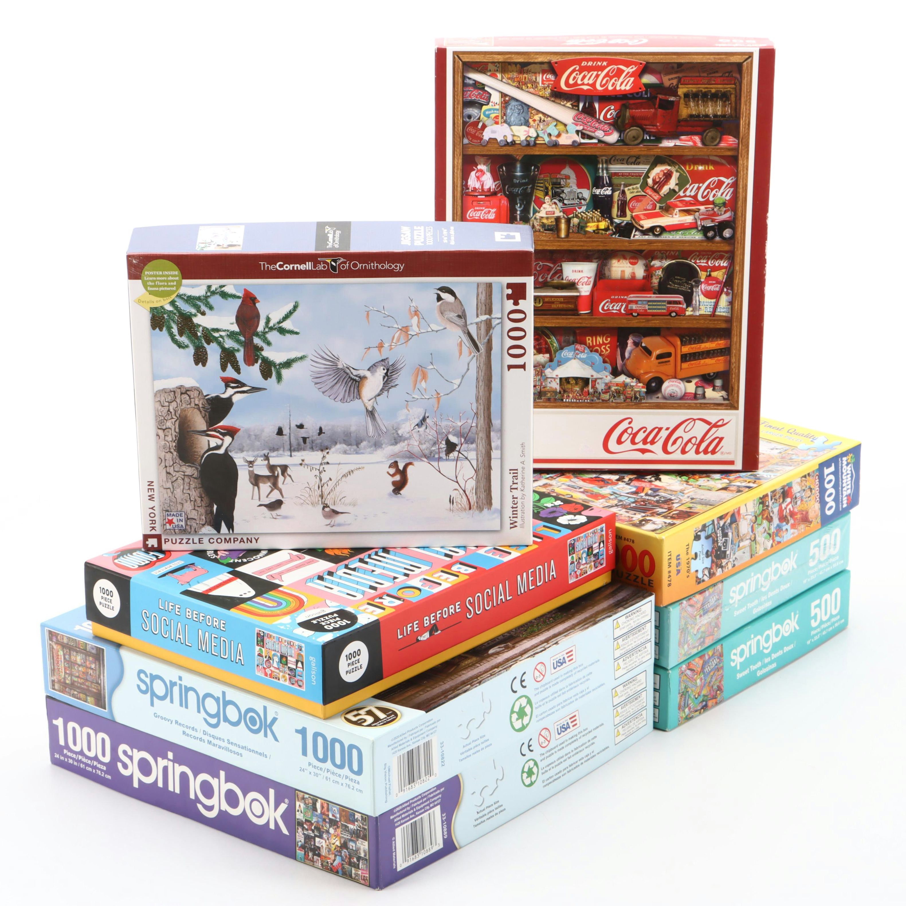 Springbok "Groovy Records" and More Jigsaw Puzzles