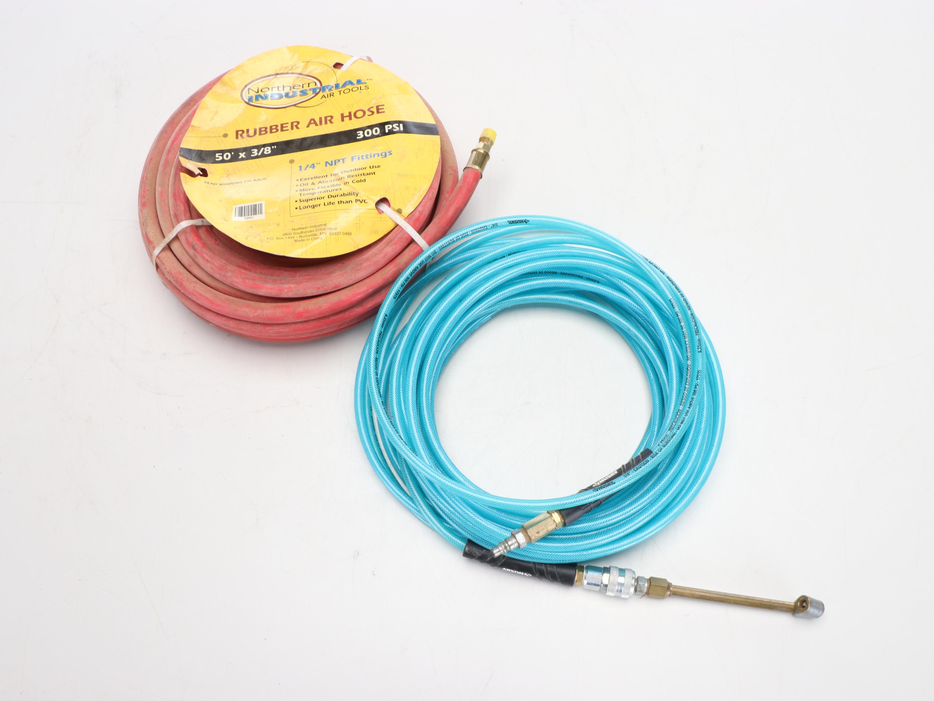 Porter-Cable Pancake Air Compressor with 50" Air Hose, and More