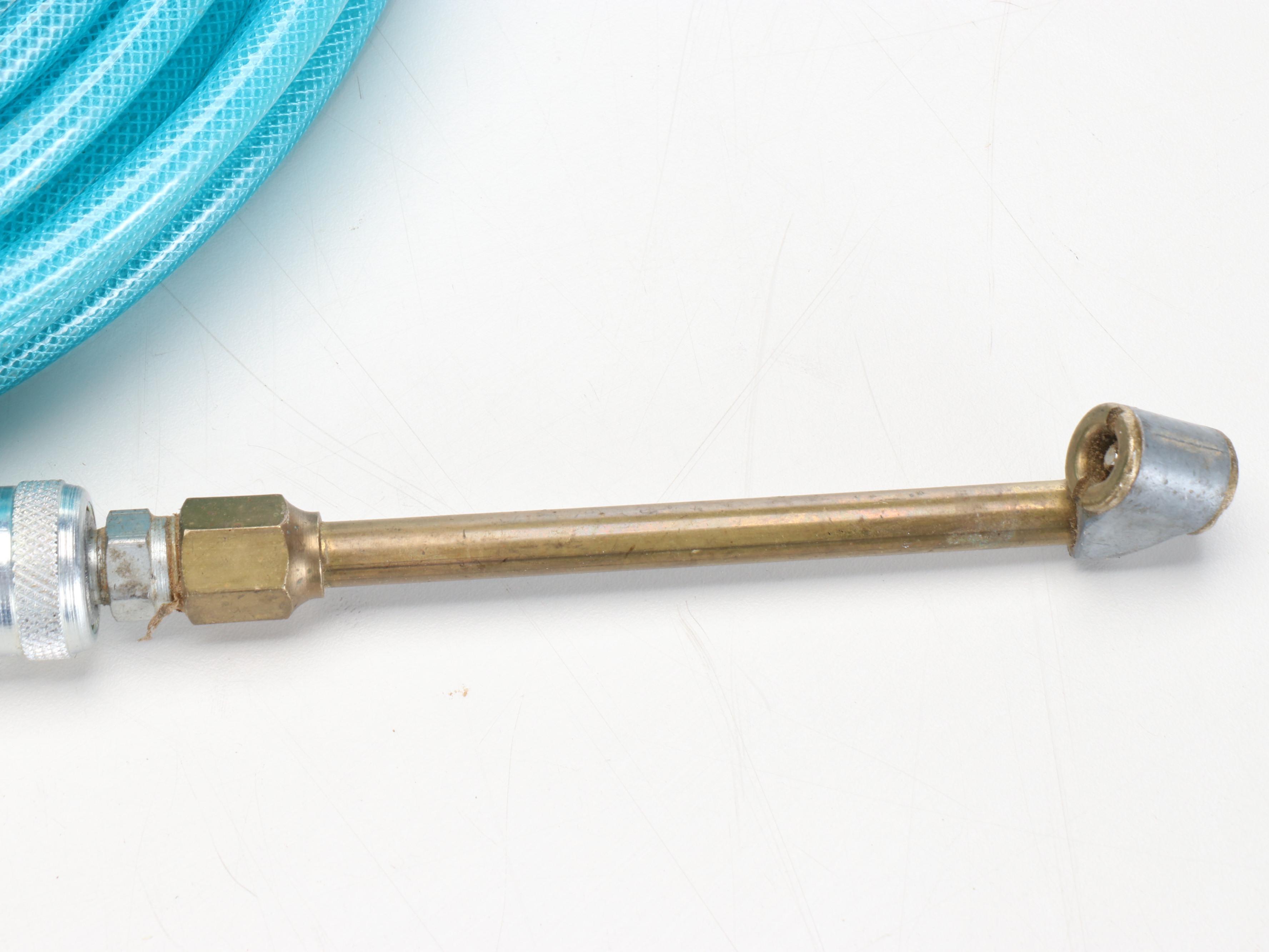 Porter-Cable Pancake Air Compressor with 50" Air Hose, and More