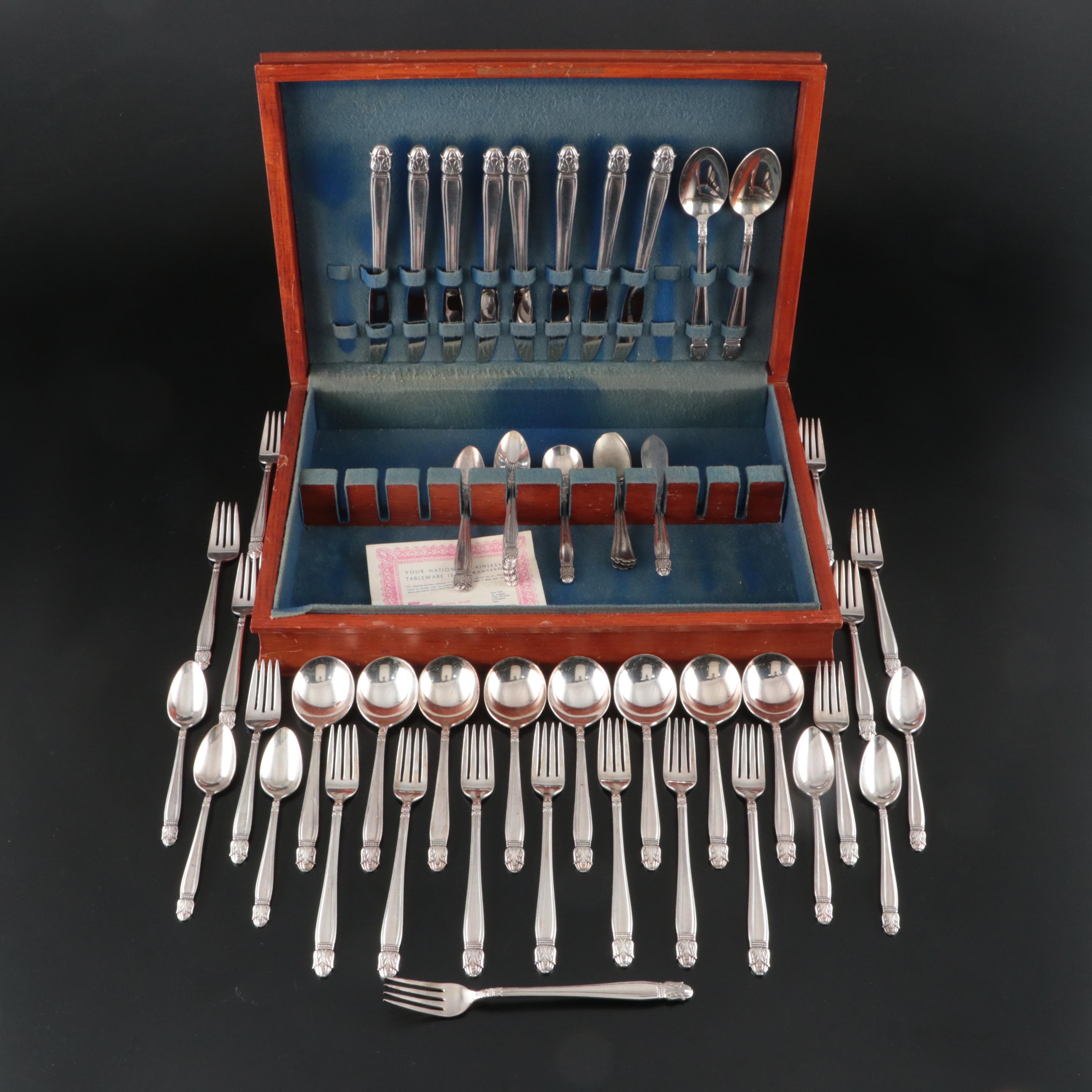 Holmes & Edwards Silver Plate "Danish Princess" and Other Flatware