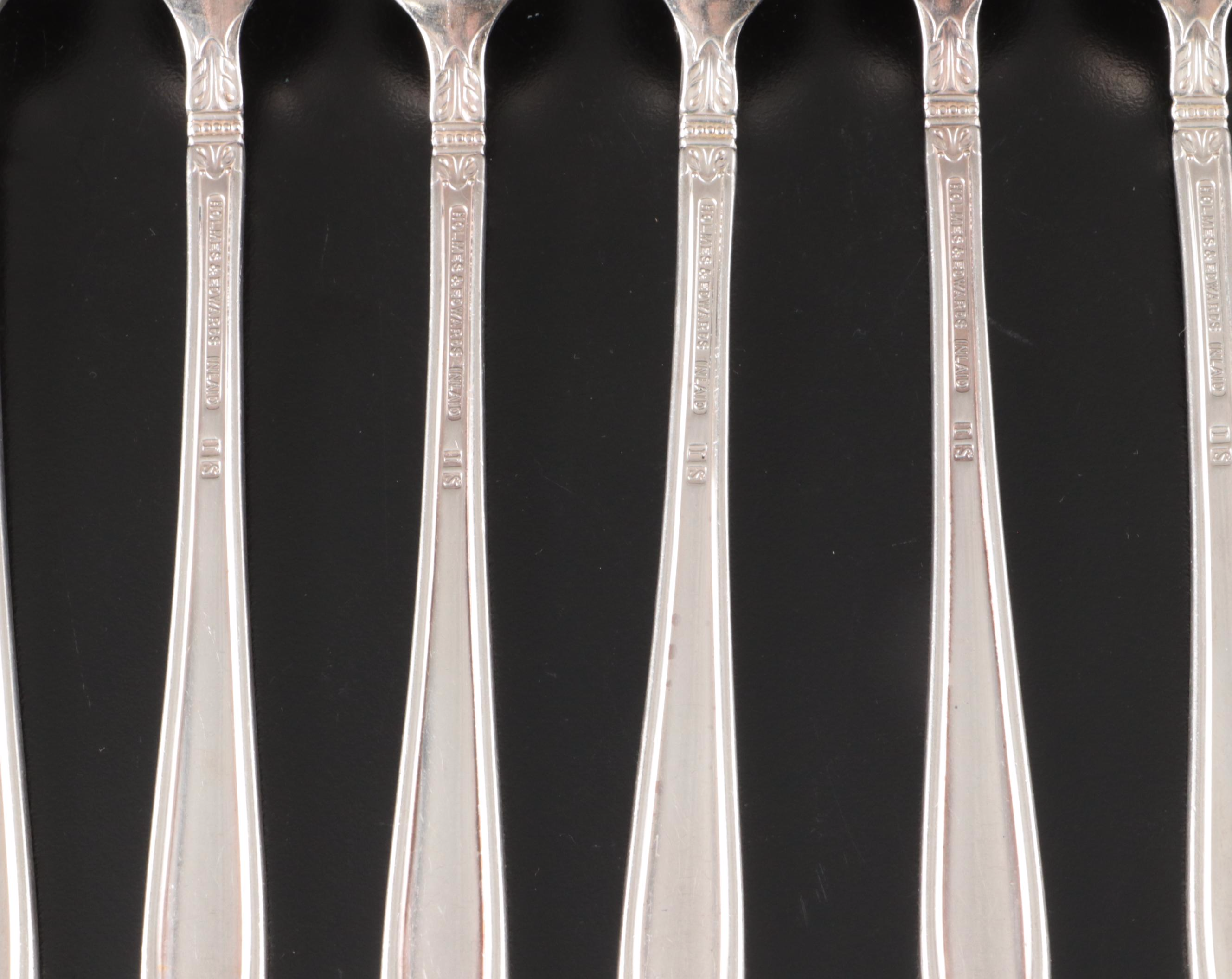 Holmes & Edwards Silver Plate "Danish Princess" and Other Flatware