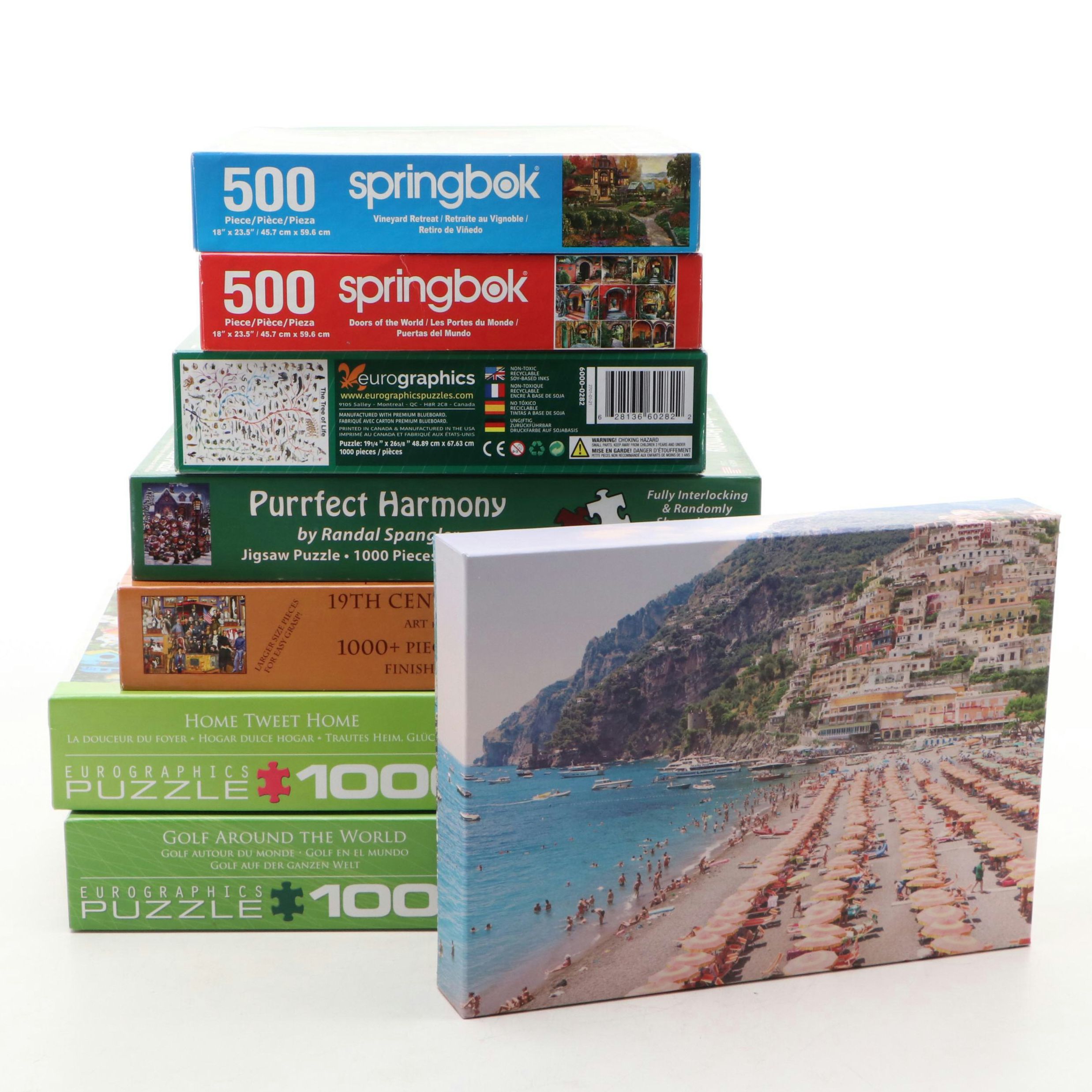 Eurographics "Golf Around the World" and More Jigsaw Puzzles