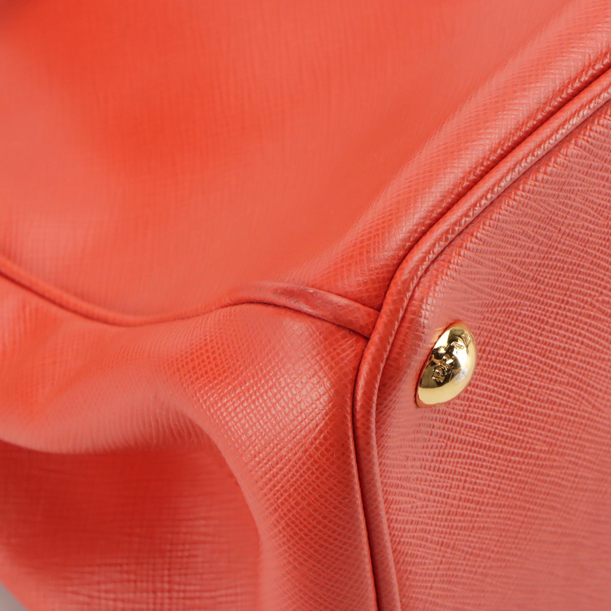 Prada Medium Galleria Double Zip Two-Way Bag in Saffiano Leather