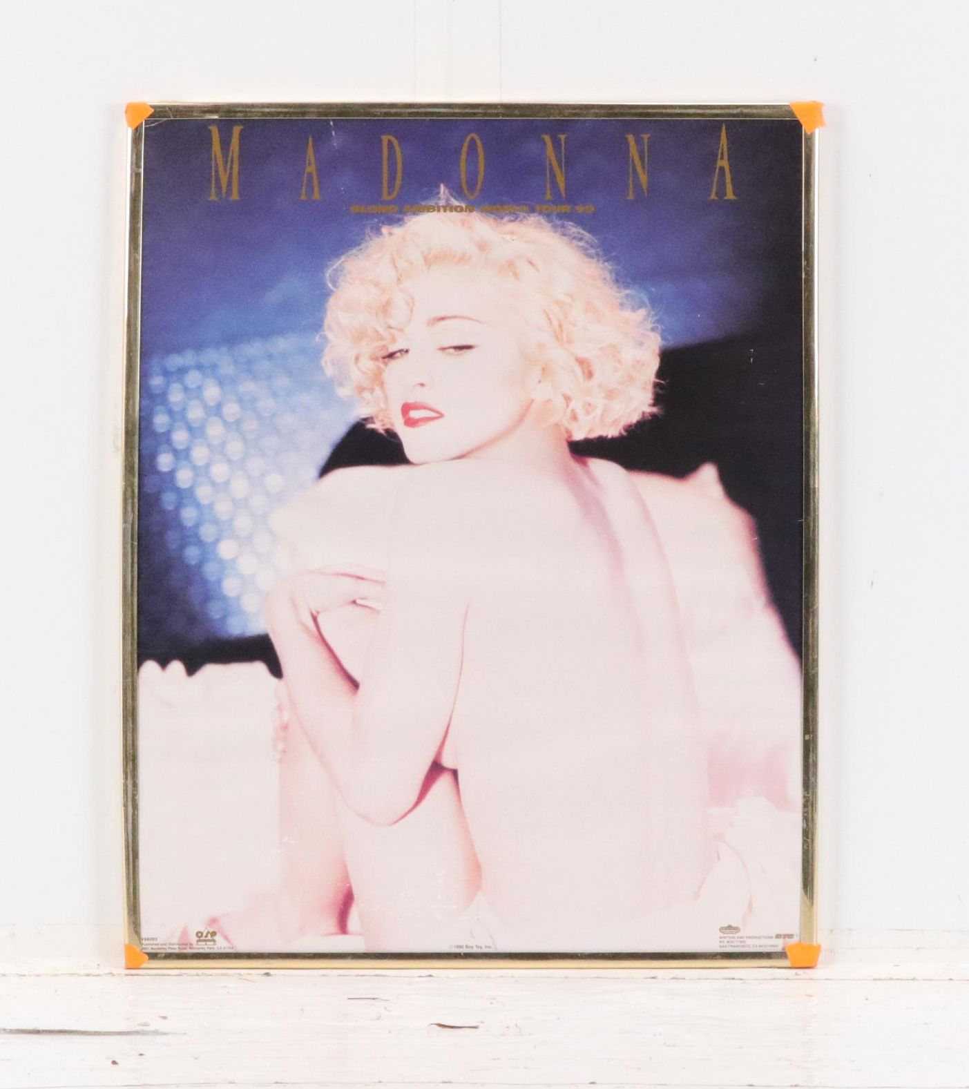 Madonna Concert Posters Including "Madonna - Whose That Girl World Tour 1987"