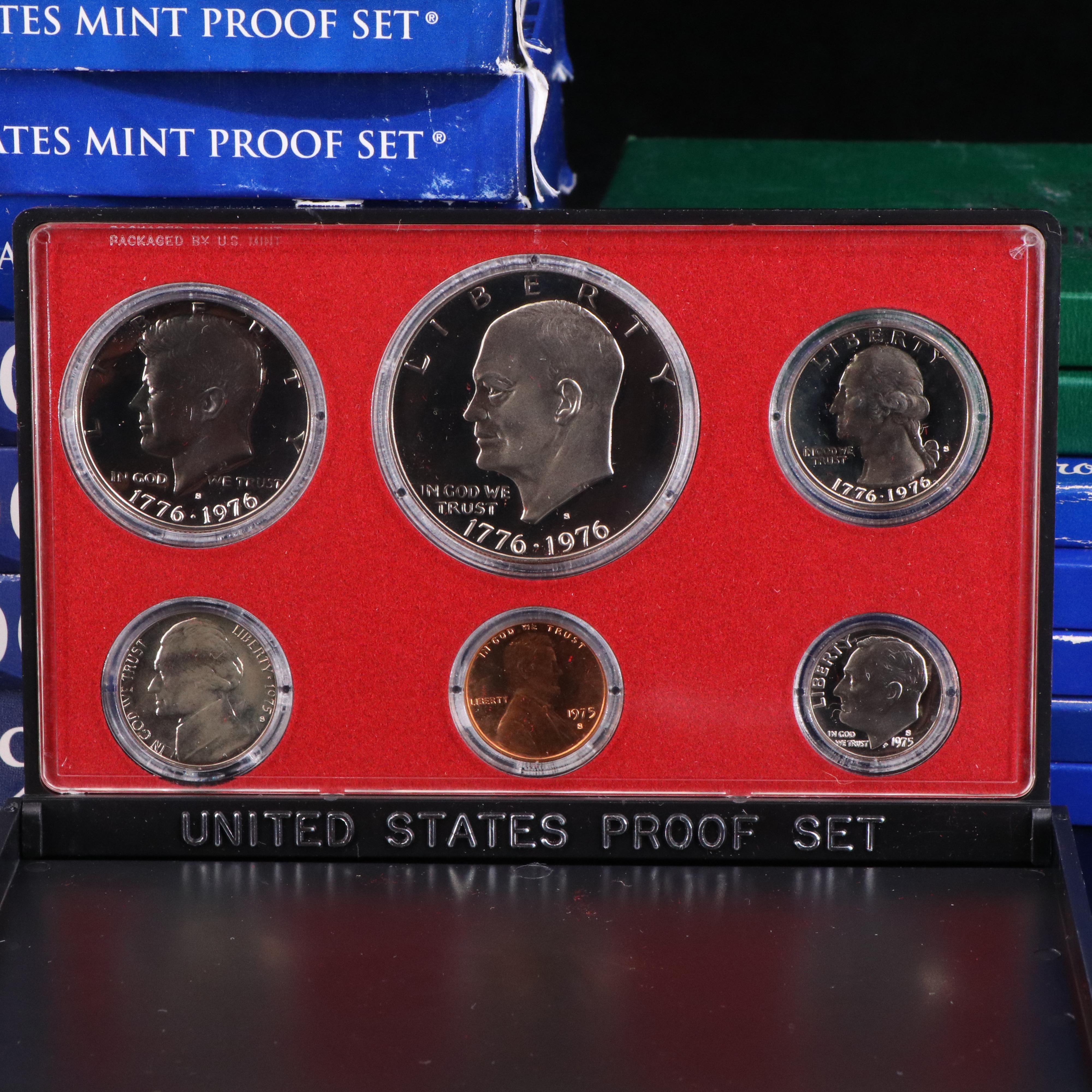 Nineteen Different U.S. Proof Sets