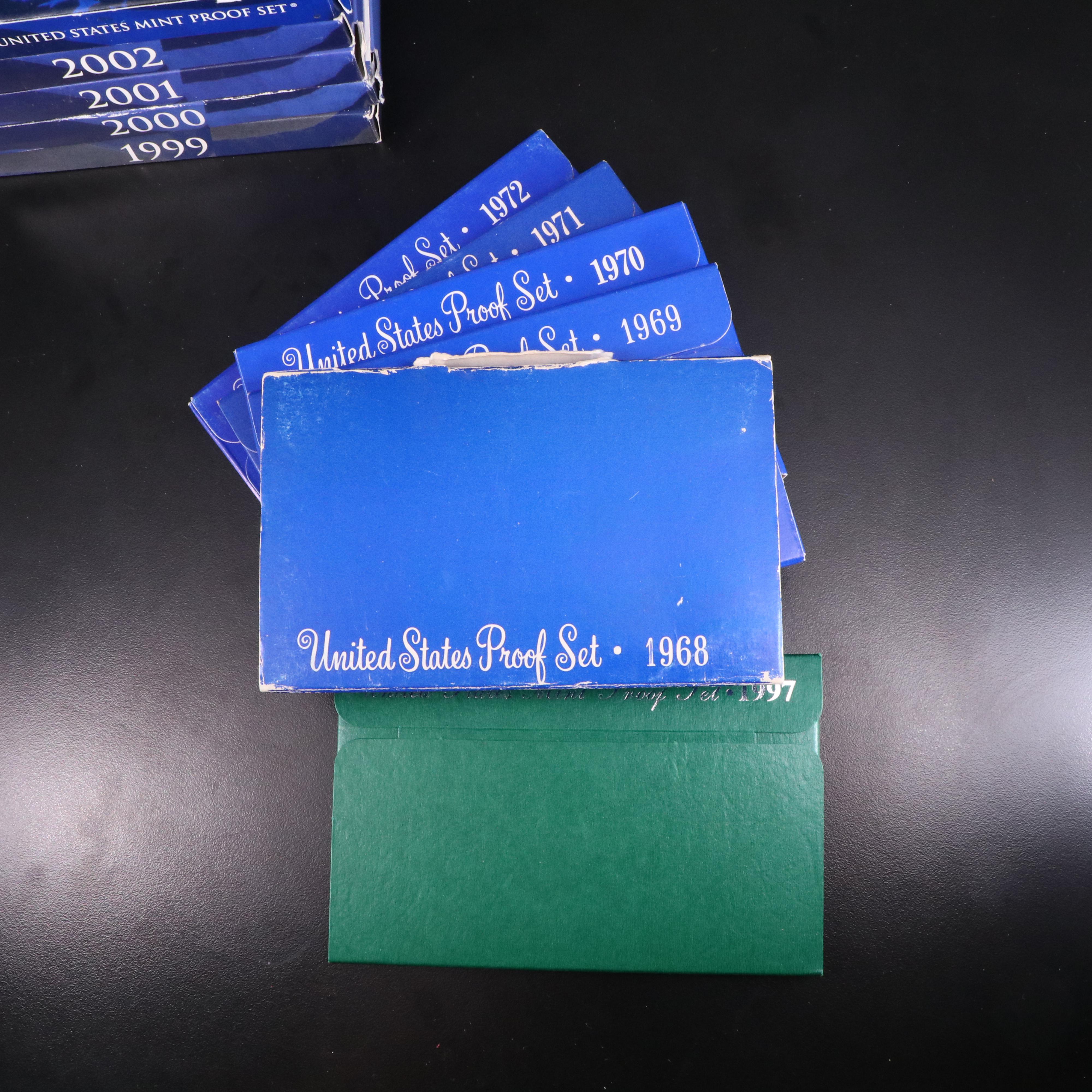 Nineteen Different U.S. Proof Sets