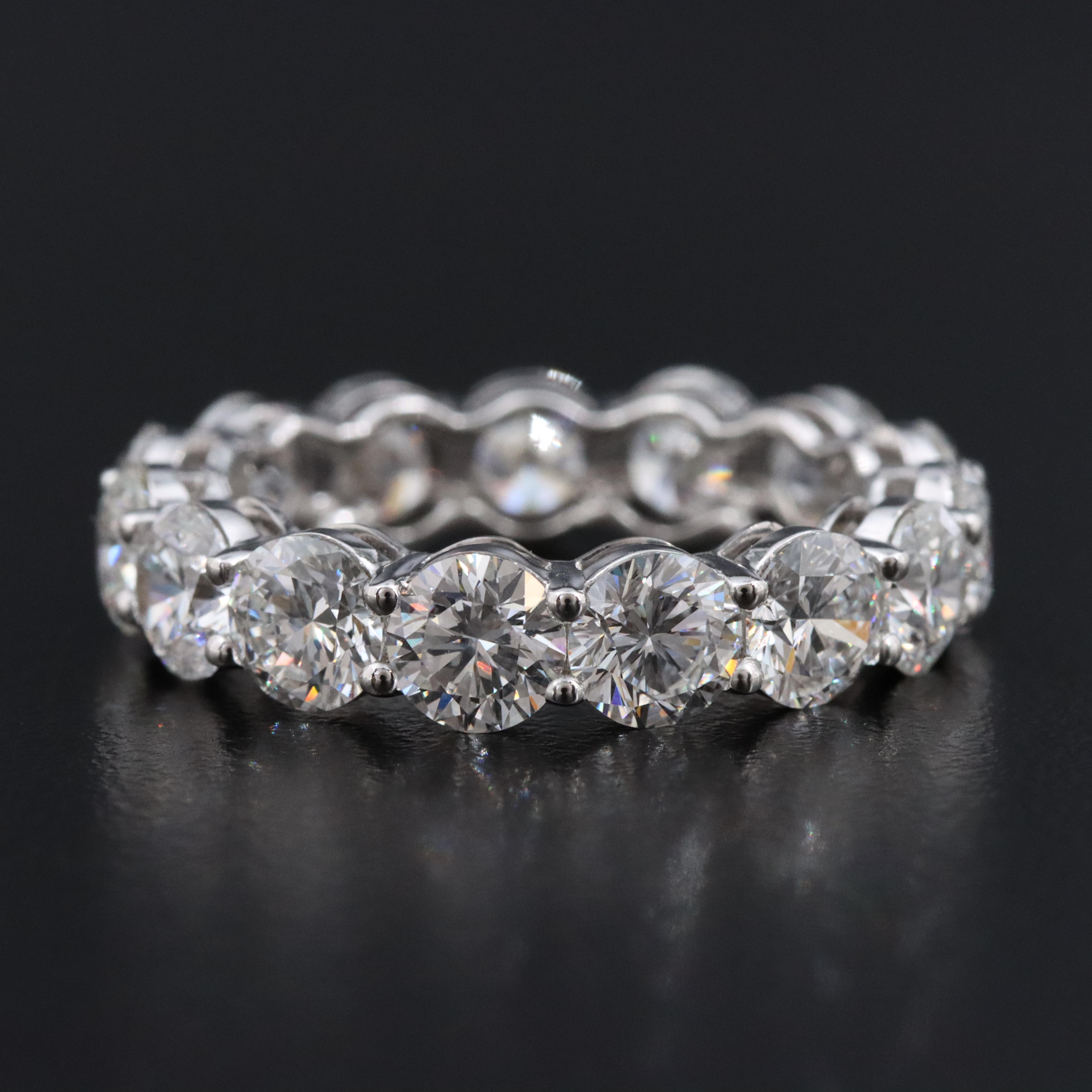 14K 5.47 CTW Lab Grown Diamond Eternity Band