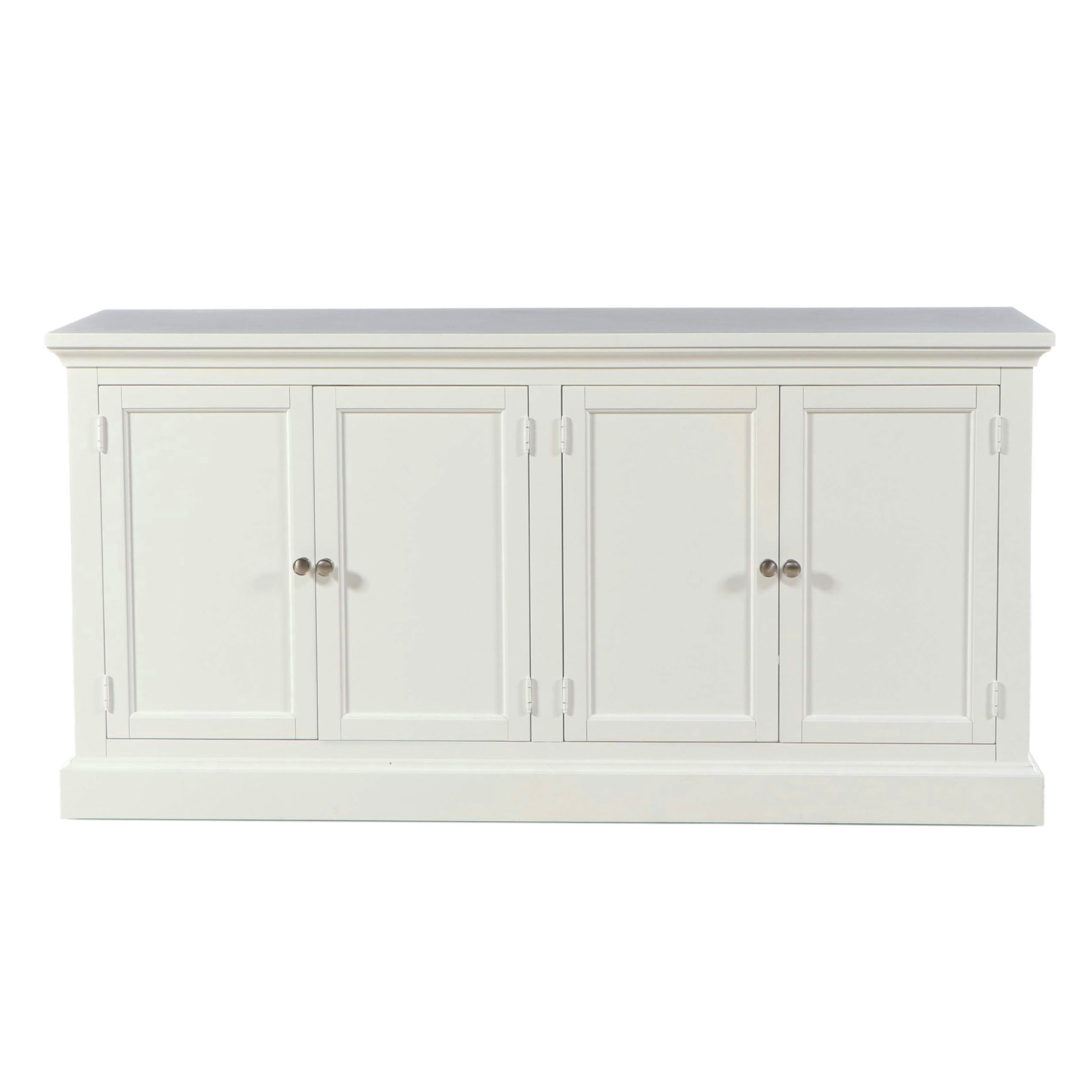 Haverty's "Arlington" White Entertainment Console