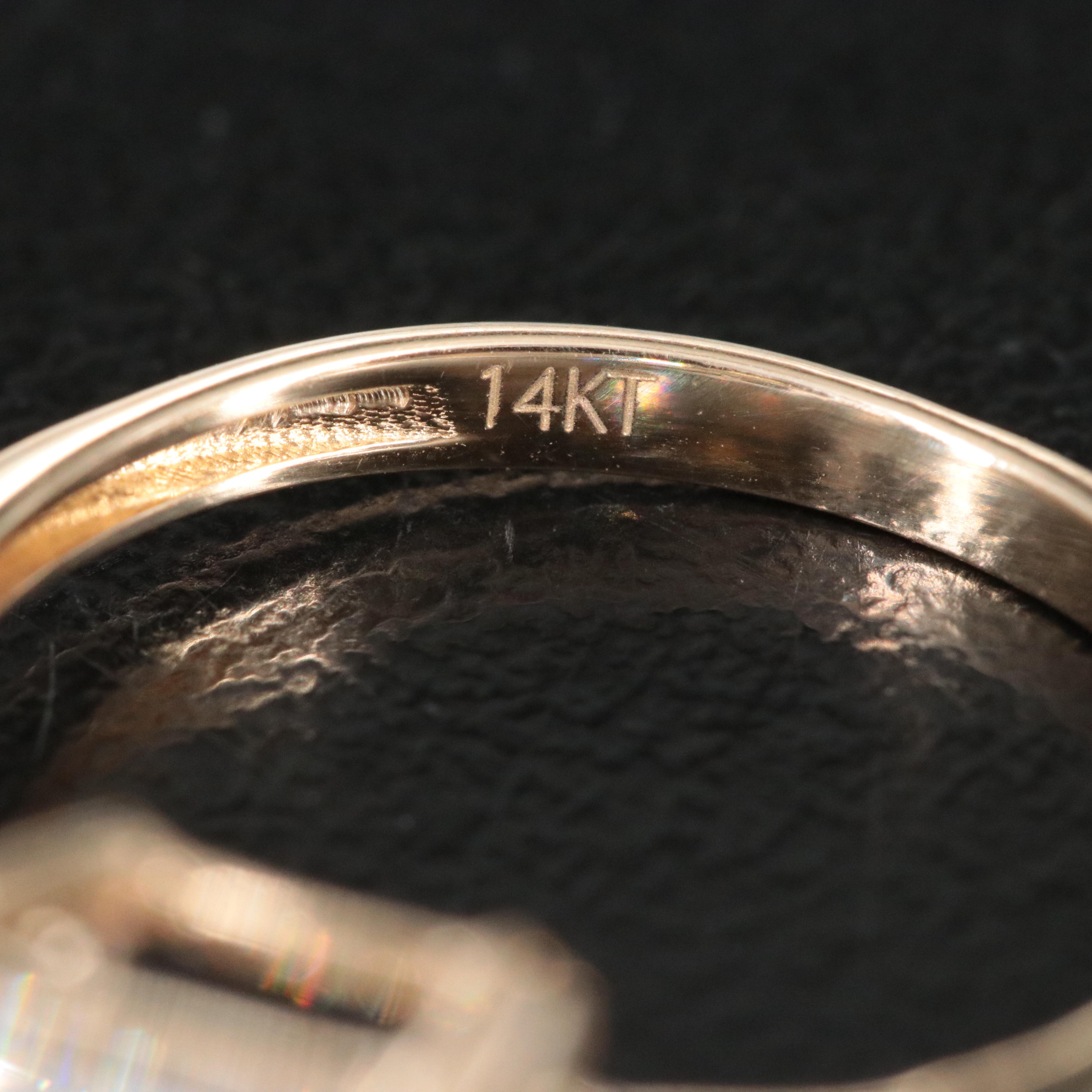 14K 4.49 CTW Lab Grown Diamond Ring with IGI Report