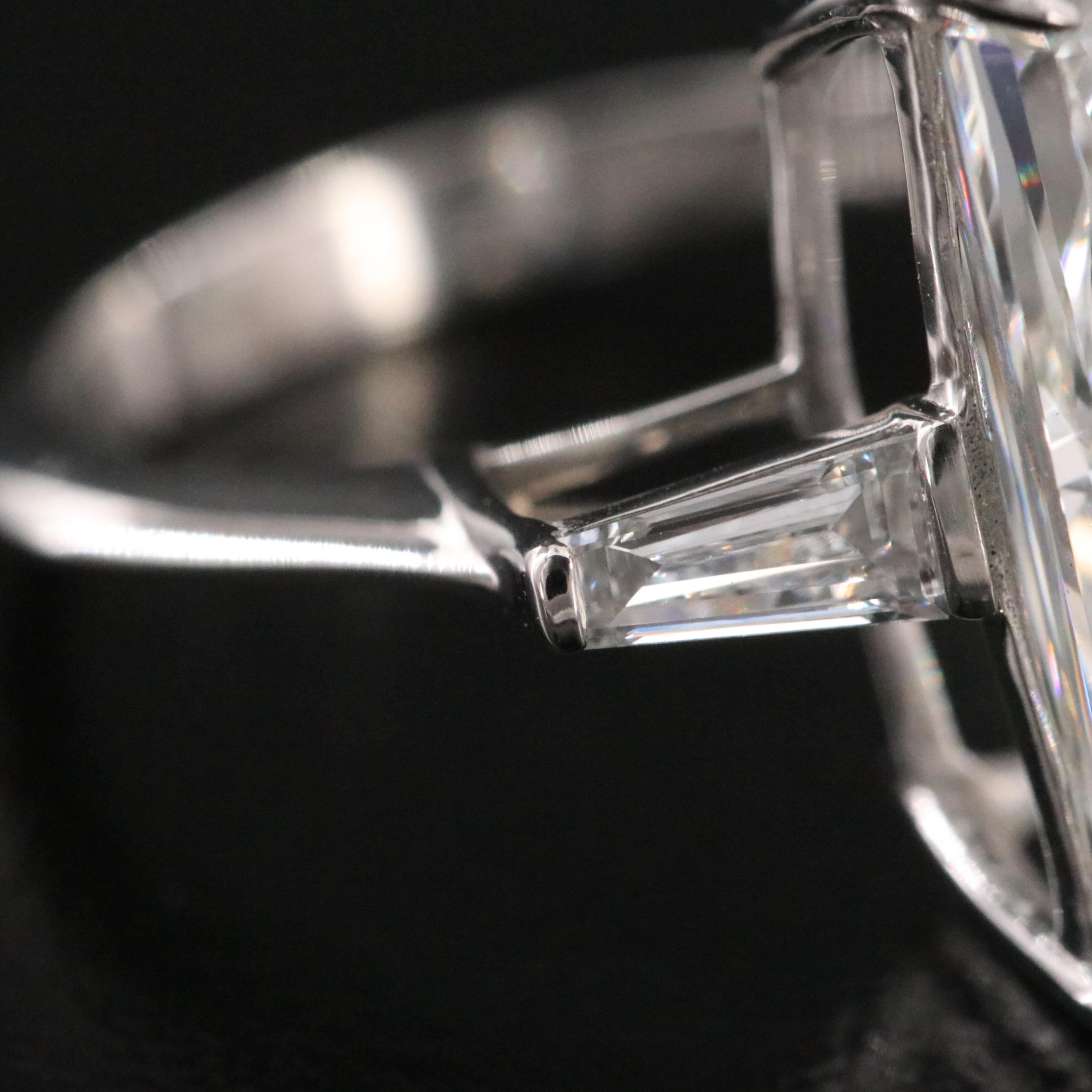 Platinum 10.52 CTW Lab Grown Diamond Ring with IGI Report