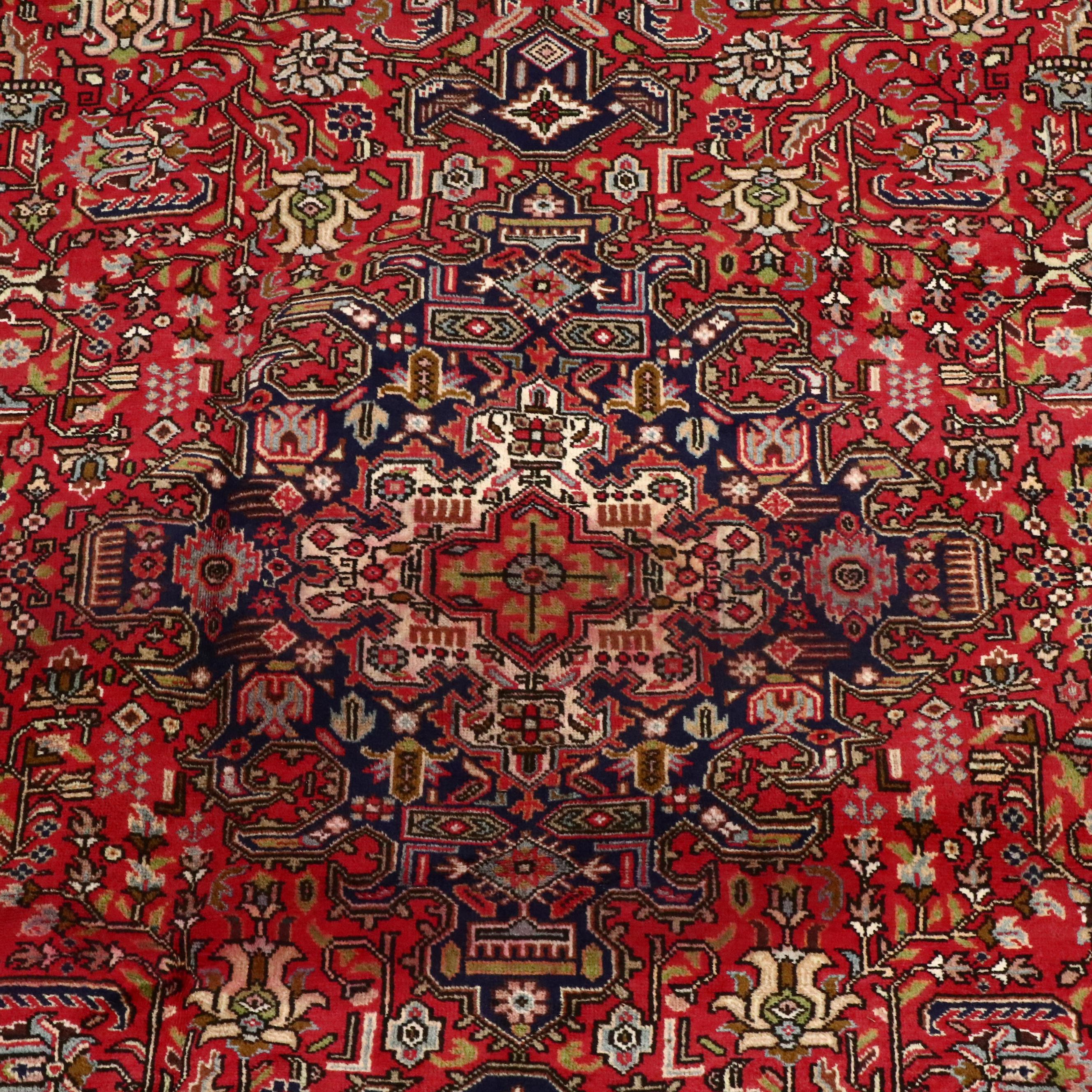 8' x 10'9 Hand-Knotted Indo-Persian Tabriz Area Rug