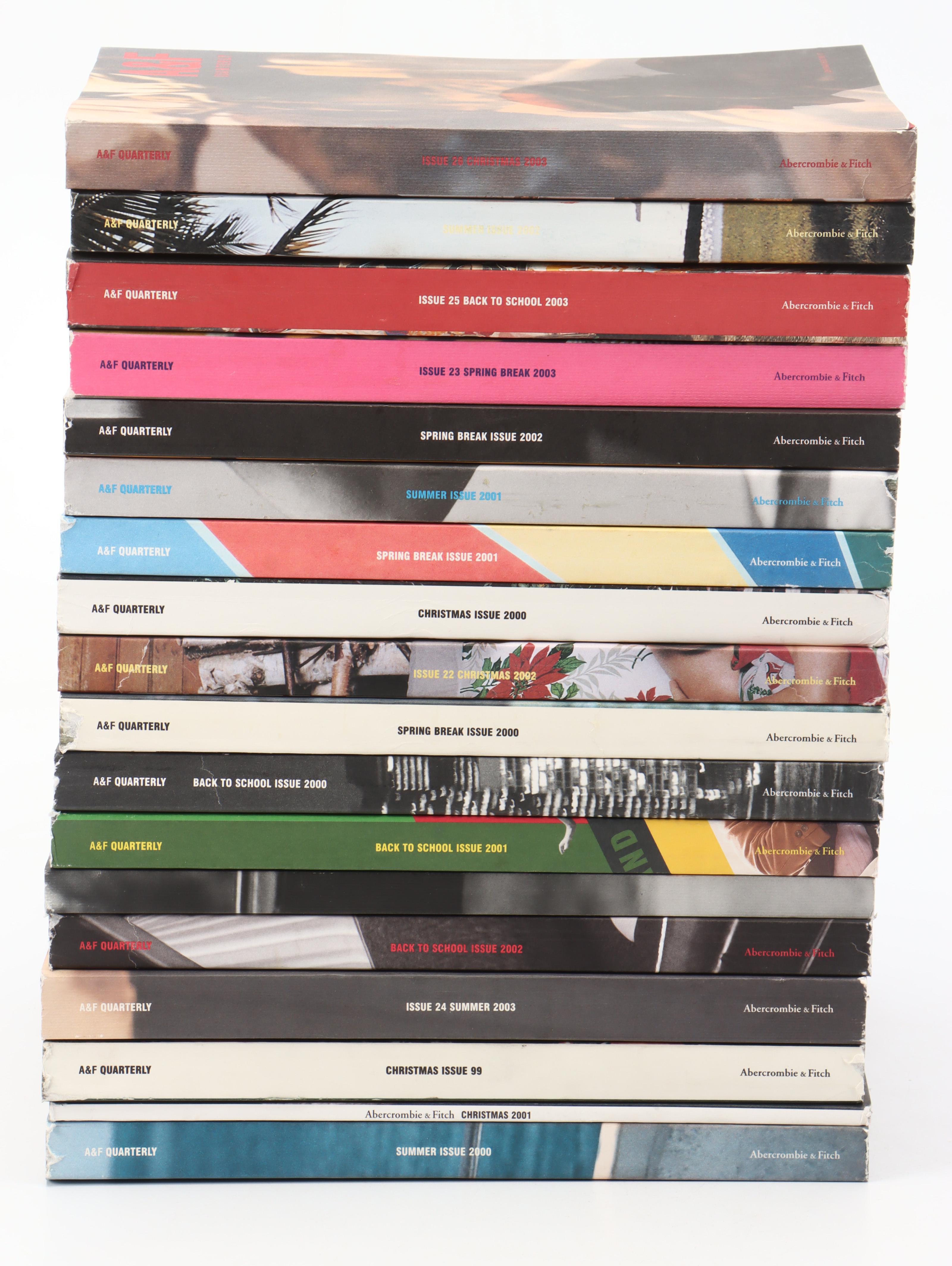 "A&F Quarterly" Magazine Issues with Newspaper Clipping, 1999–2003