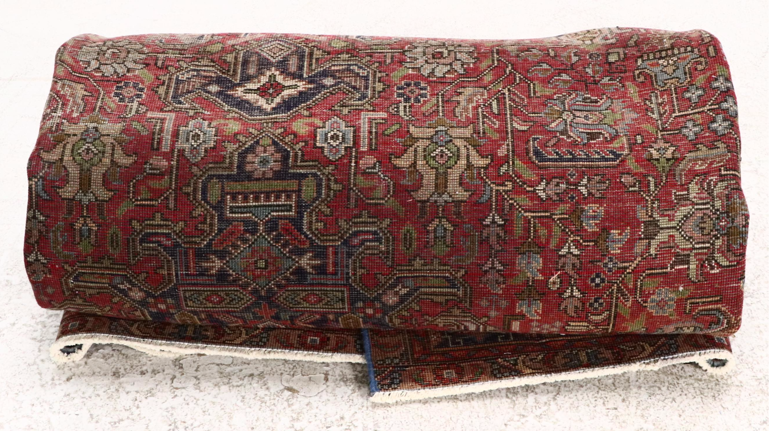 8' x 10'9 Hand-Knotted Indo-Persian Tabriz Area Rug