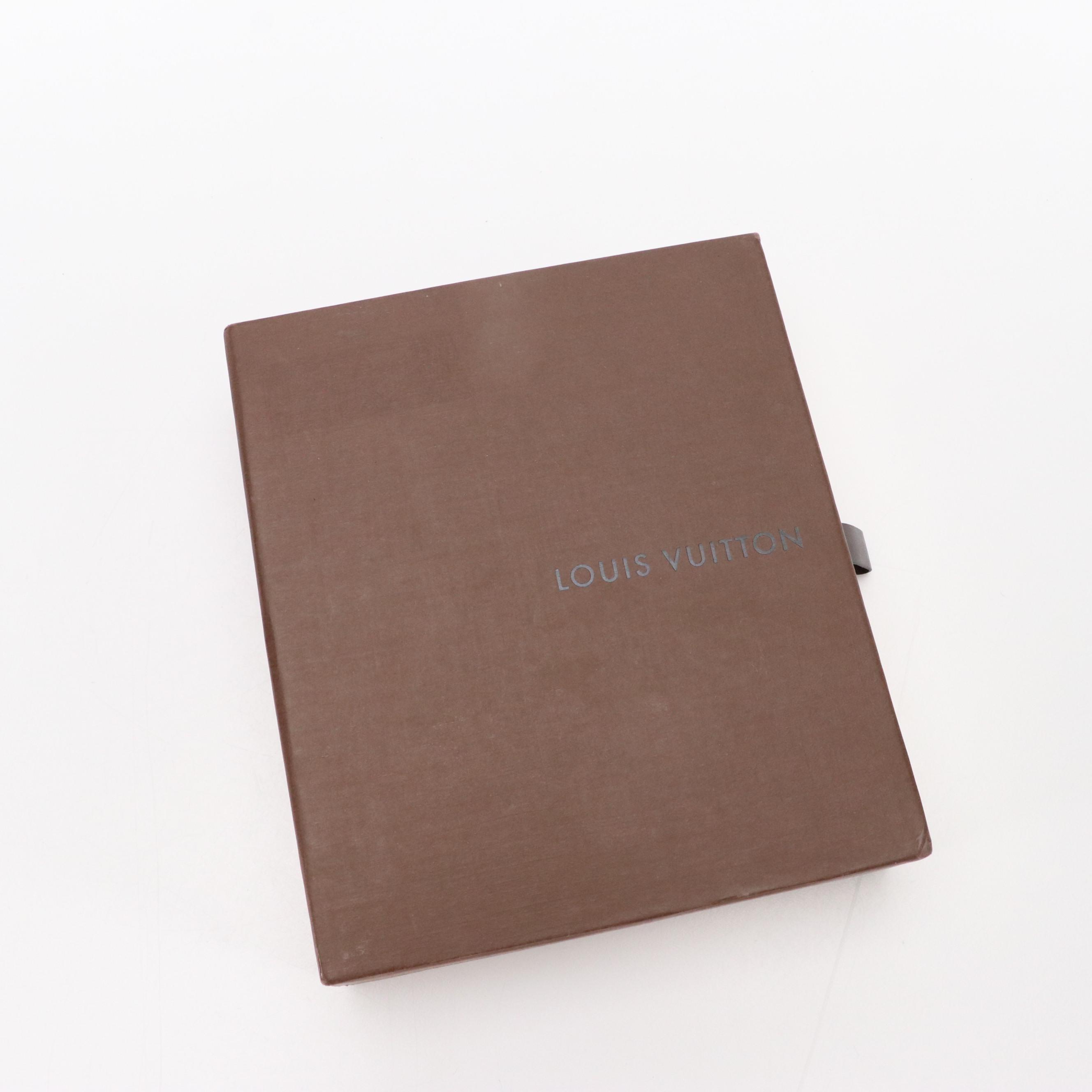 Louis Vuitton Small Pet Collar in Monogram Canvas and Vachetta Leather, With Box