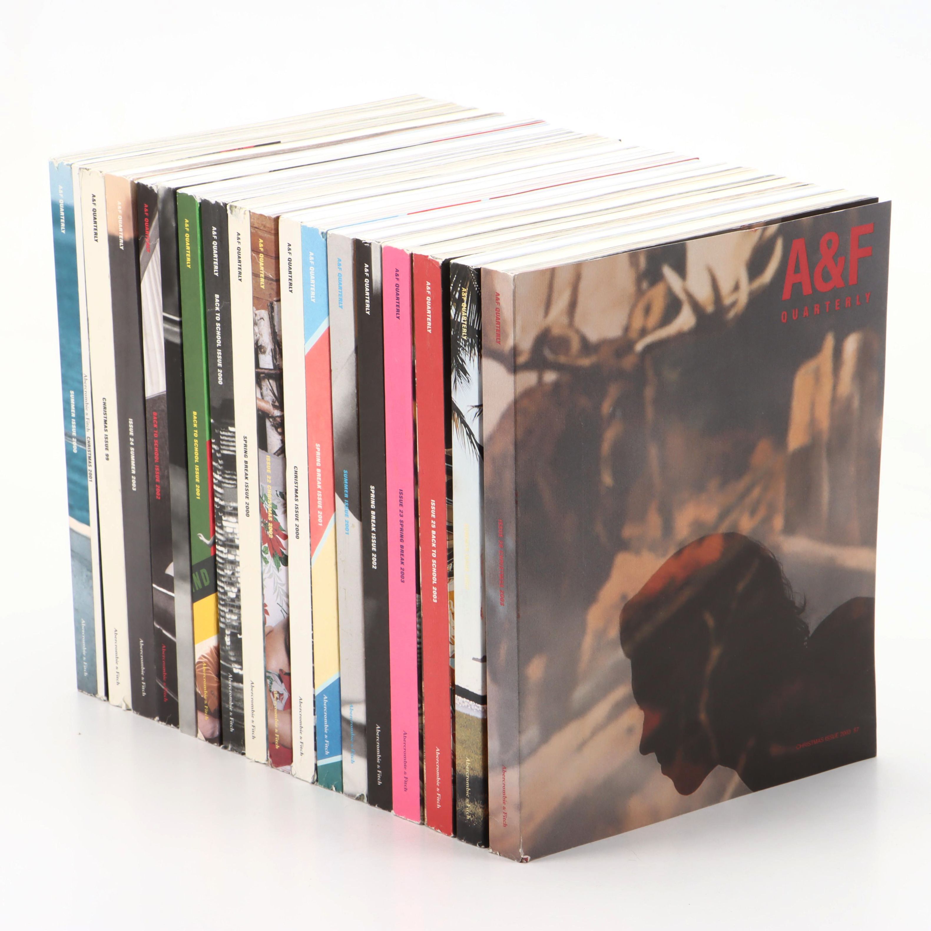 "A&F Quarterly" Magazine Issues with Newspaper Clipping, 1999–2003