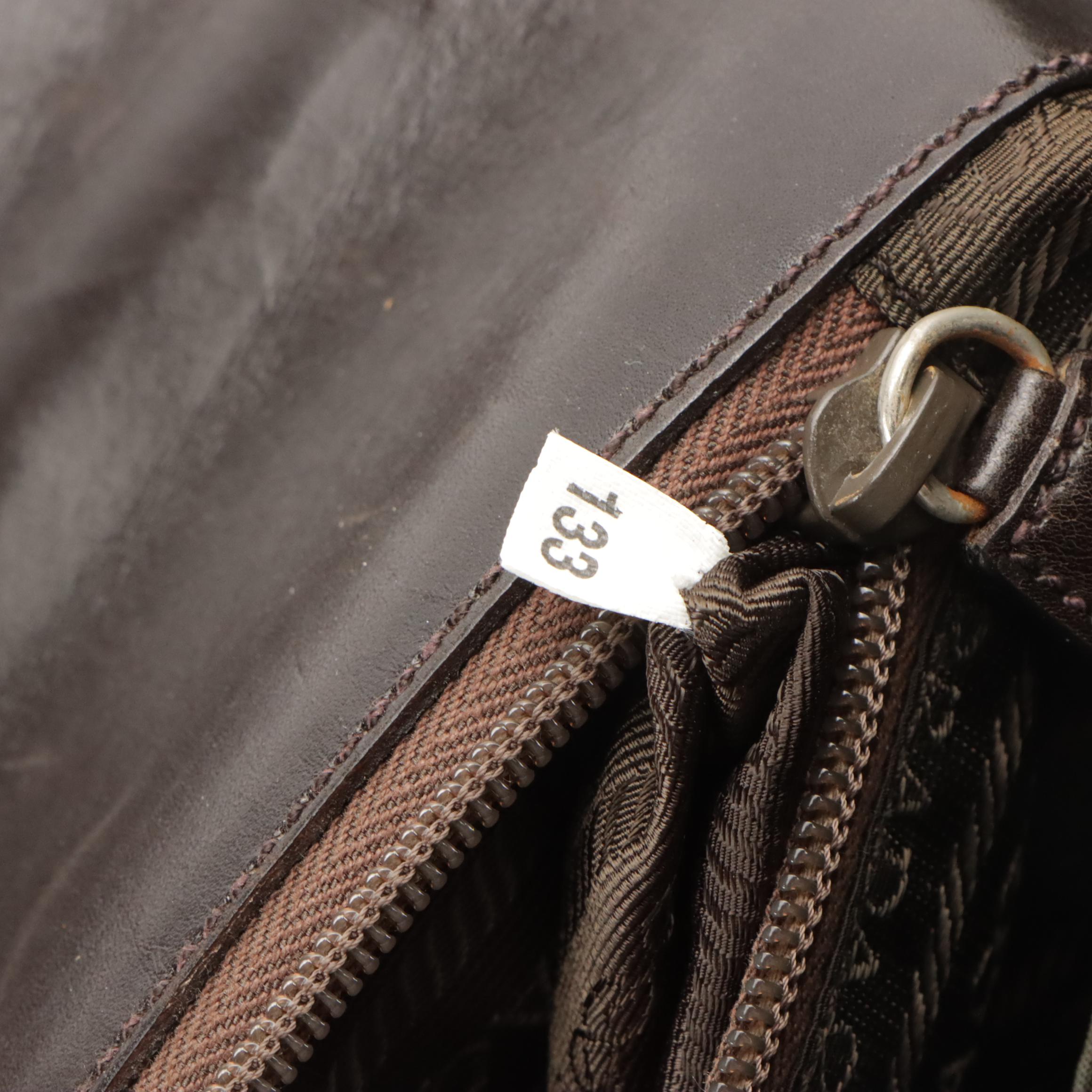 Prada Tessuto Nylon and Leather Briefcase