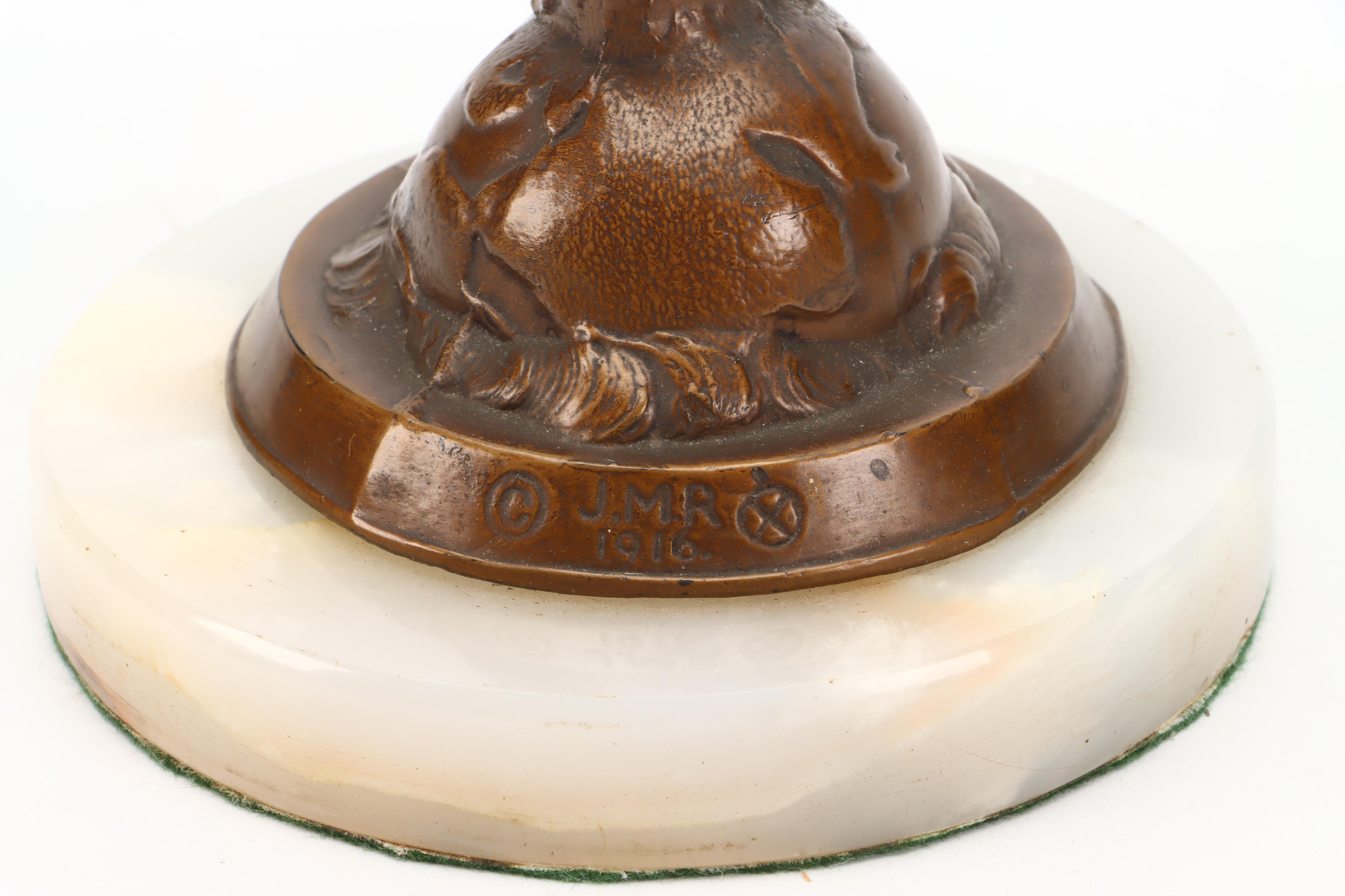 Bronze Finish Cast Metal "The Good Fairy" After Jessie McCutcheon Raleigh