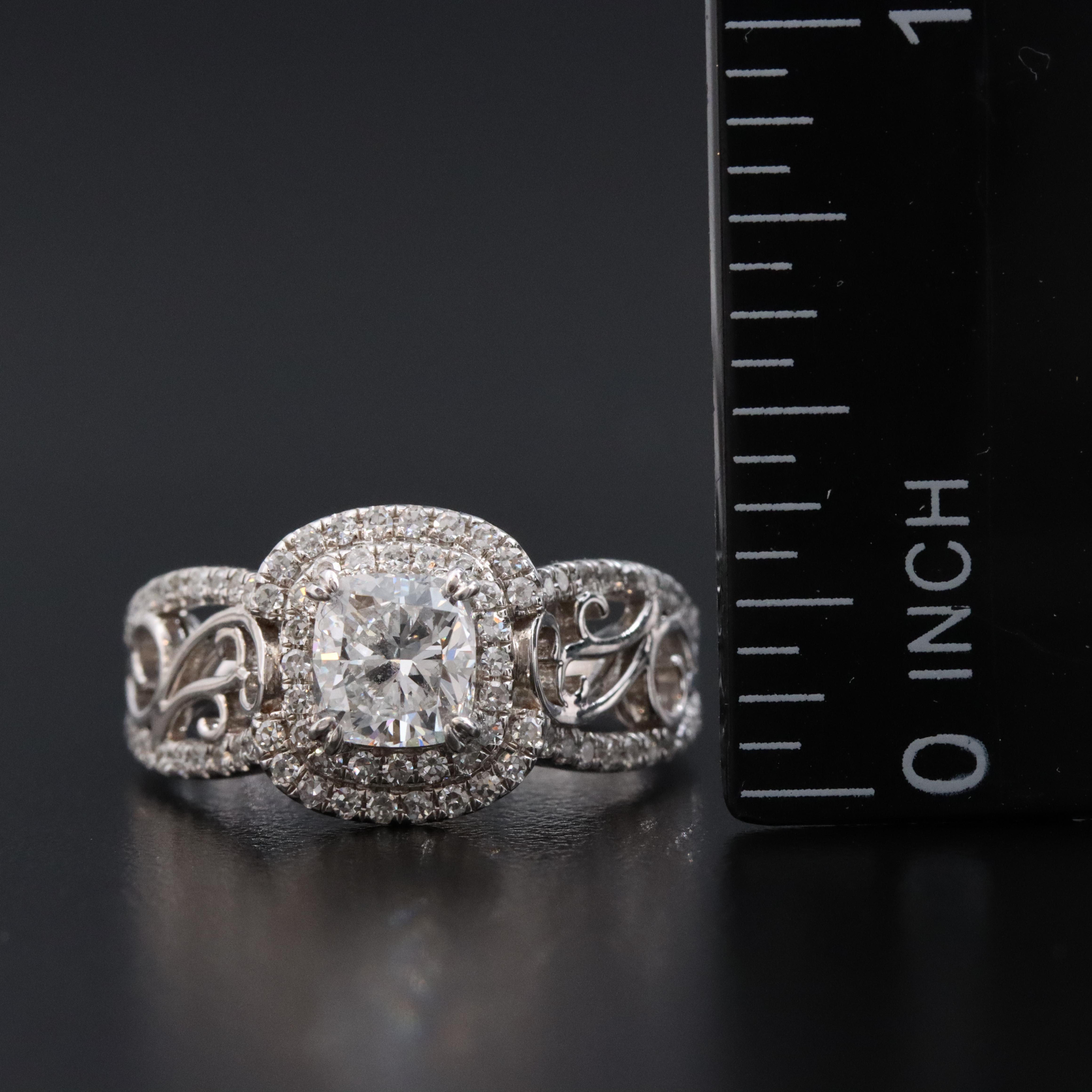 14K 1.38 CTW Diamond Ring with GIA eReport