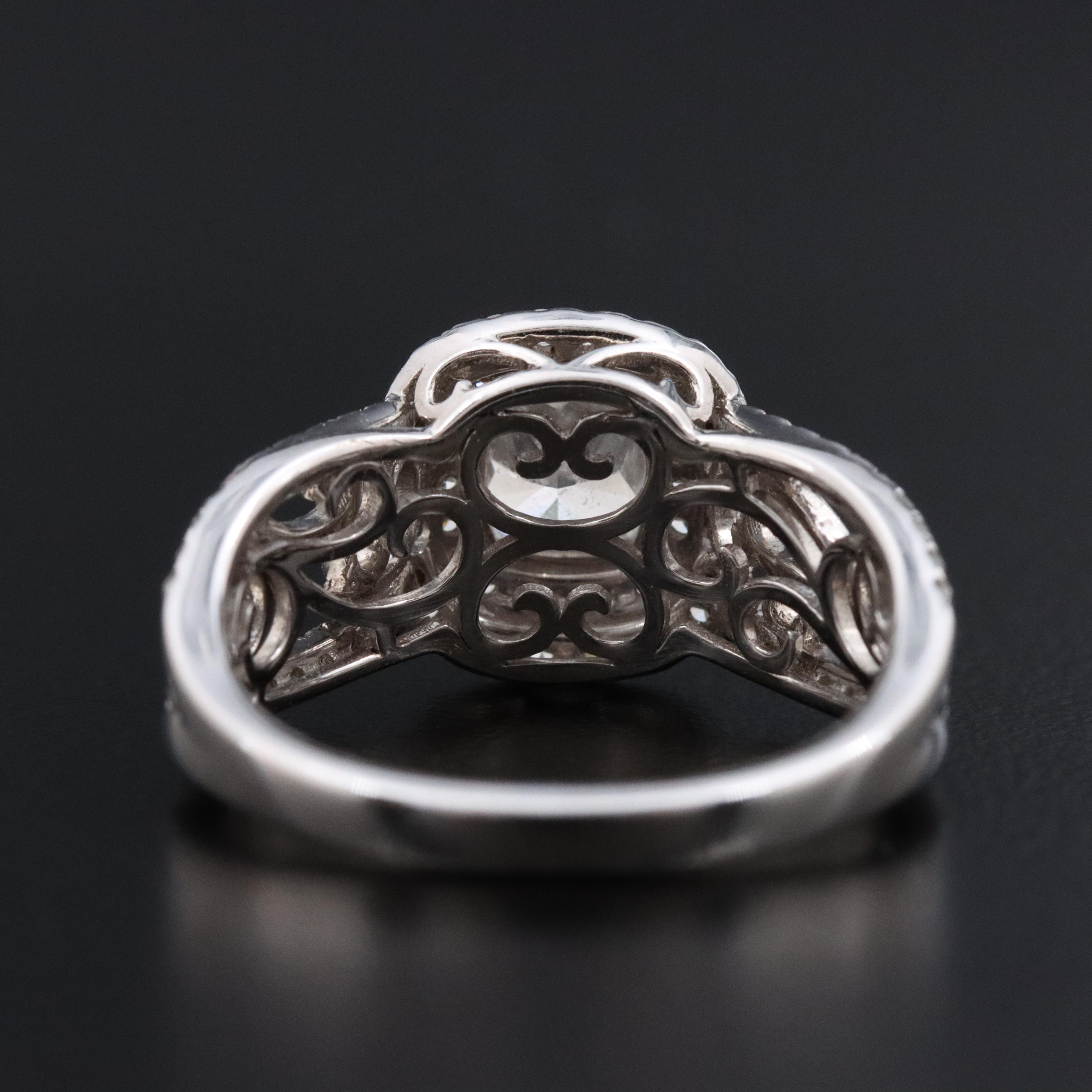 14K 1.38 CTW Diamond Ring with GIA eReport