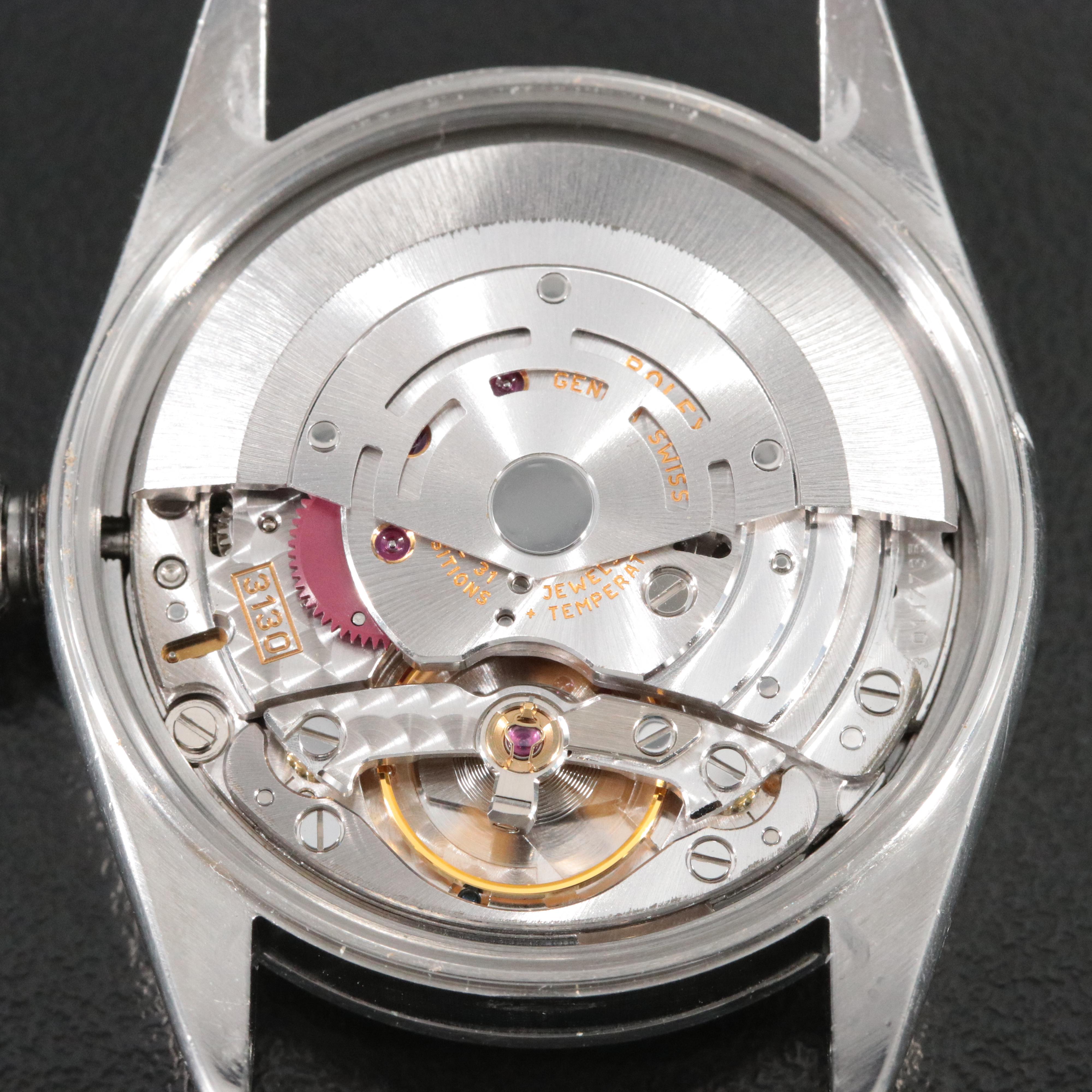 Rolex Air-King 14000M Silver Dial 34mm Steel Automatic Watch