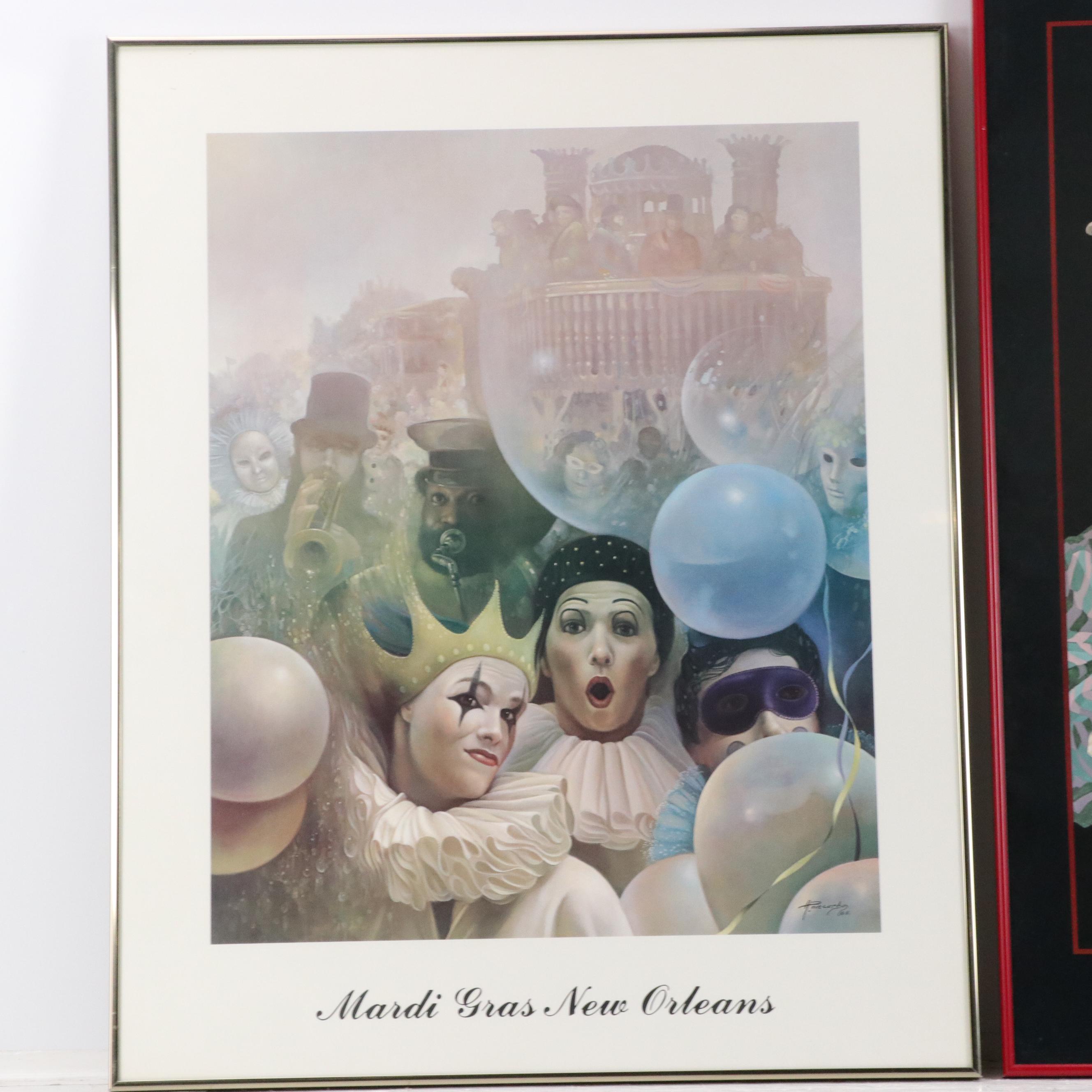 New Orleans Mardi Gras Posters, Circa 1990