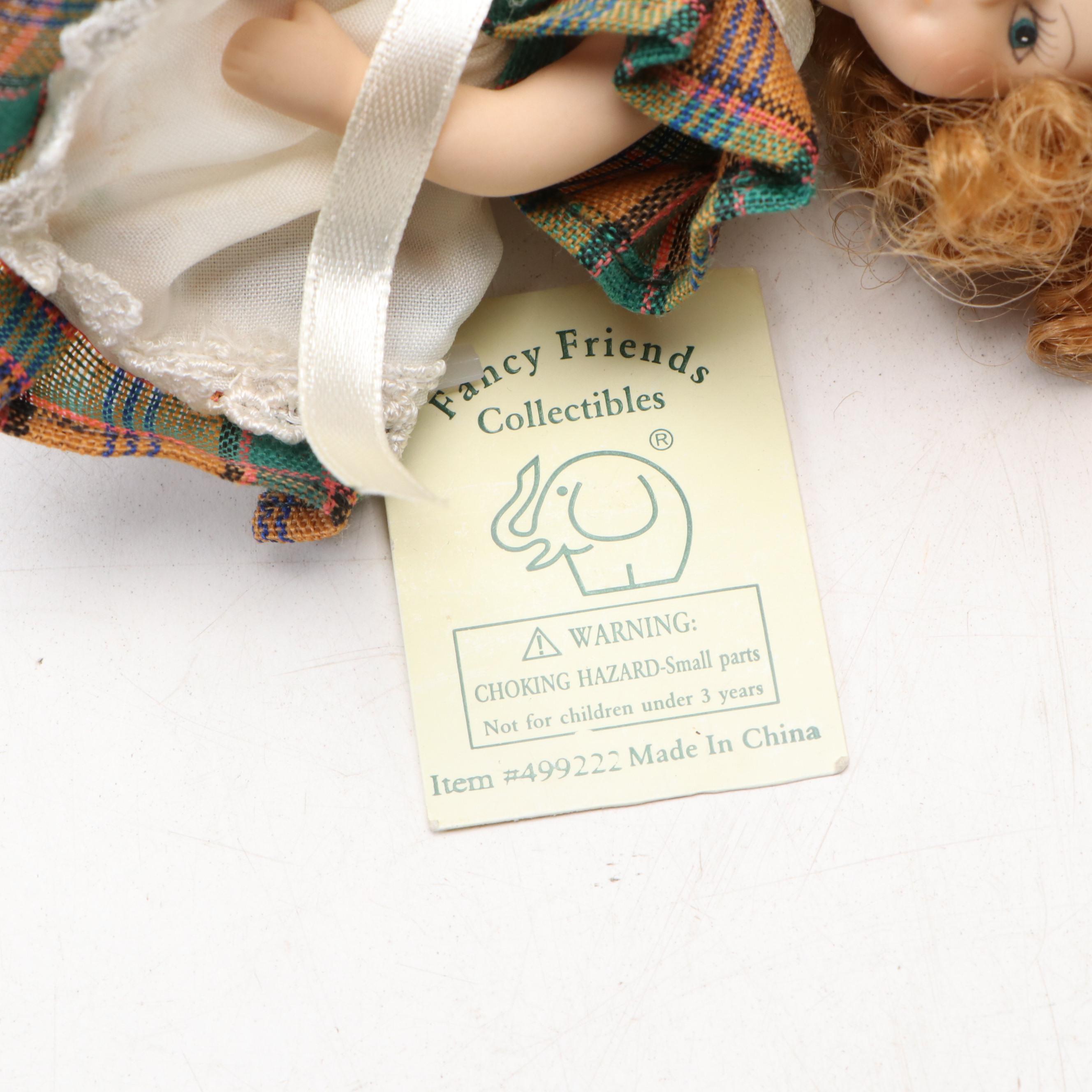 Cabbage Patch, Colonial Williamsburg, and Other Dolls with Miniature Chair