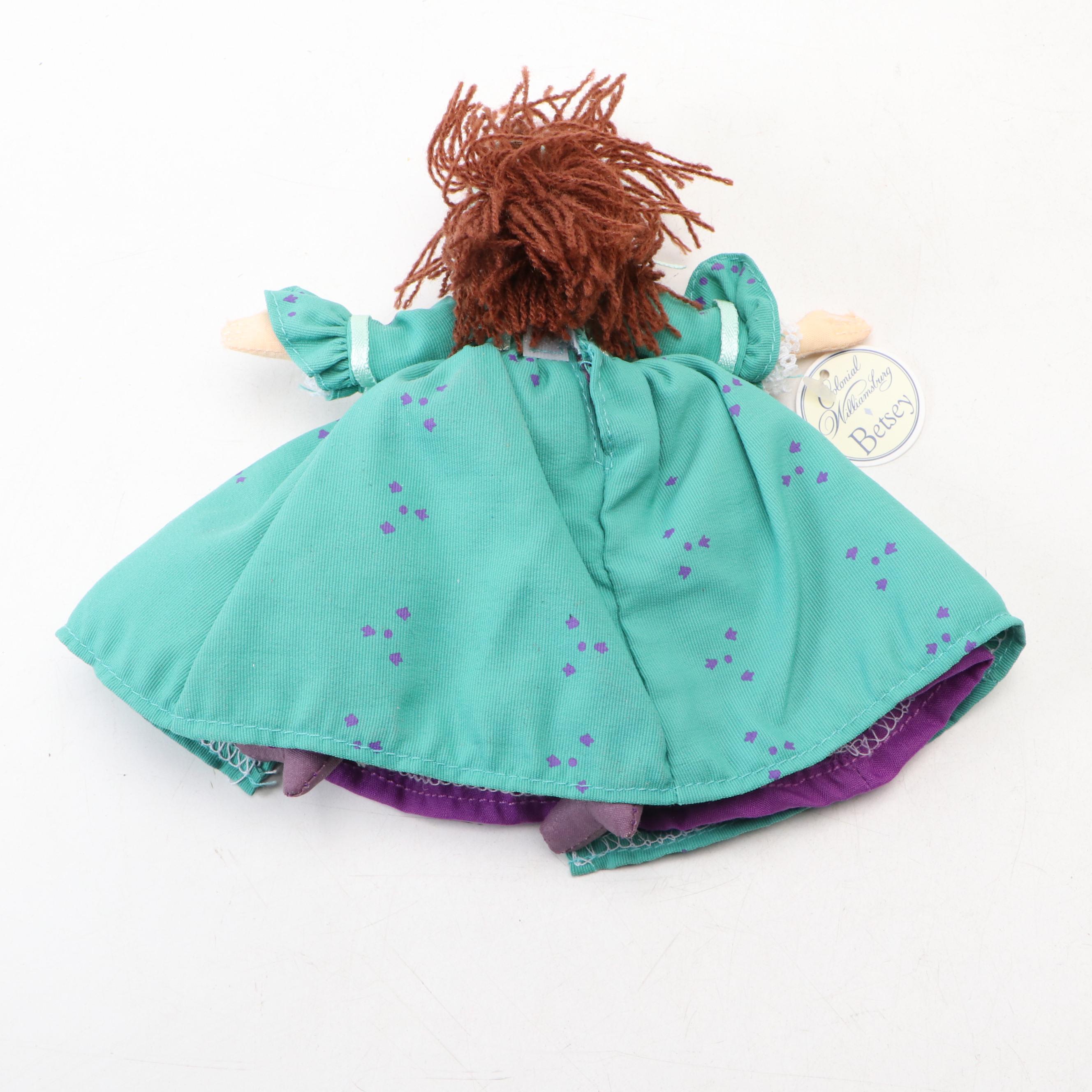 Cabbage Patch, Colonial Williamsburg, and Other Dolls with Miniature Chair