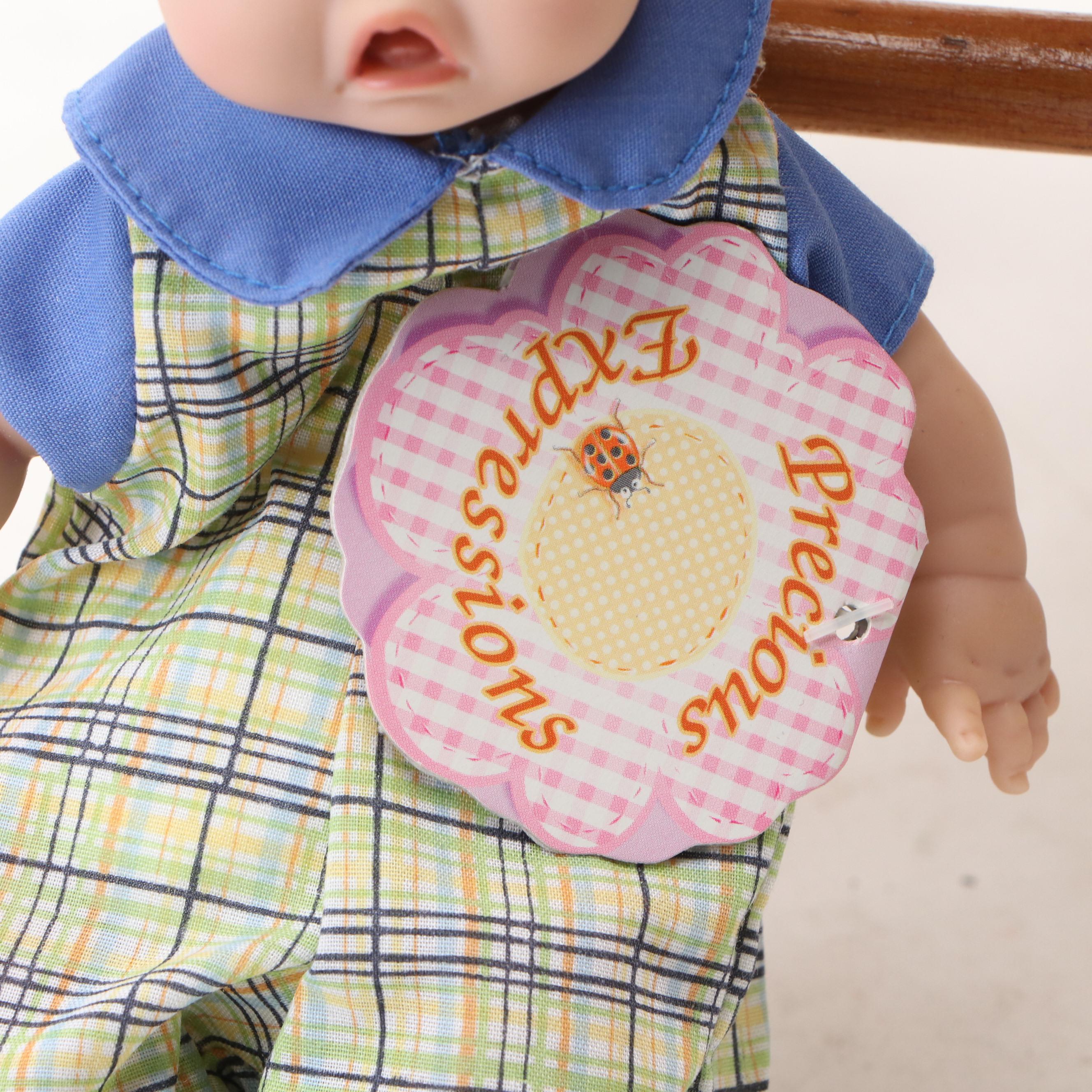 Cabbage Patch, Colonial Williamsburg, and Other Dolls with Miniature Chair