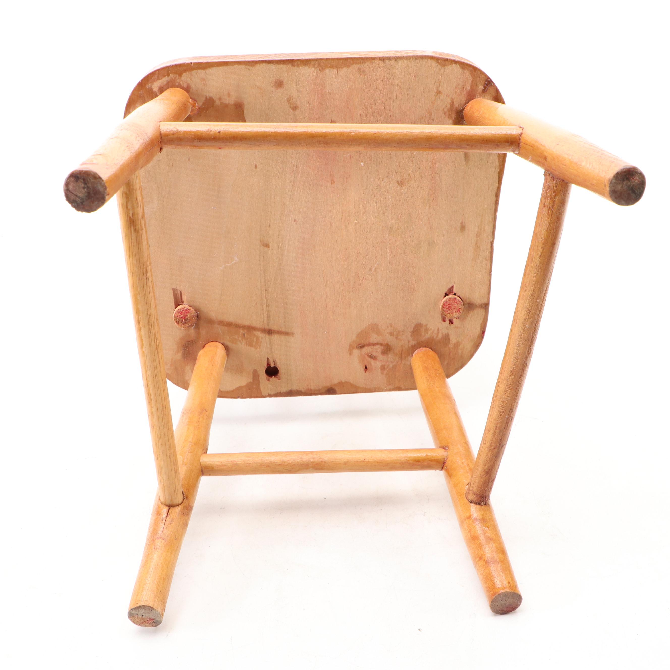 Cabbage Patch, Colonial Williamsburg, and Other Dolls with Miniature Chair