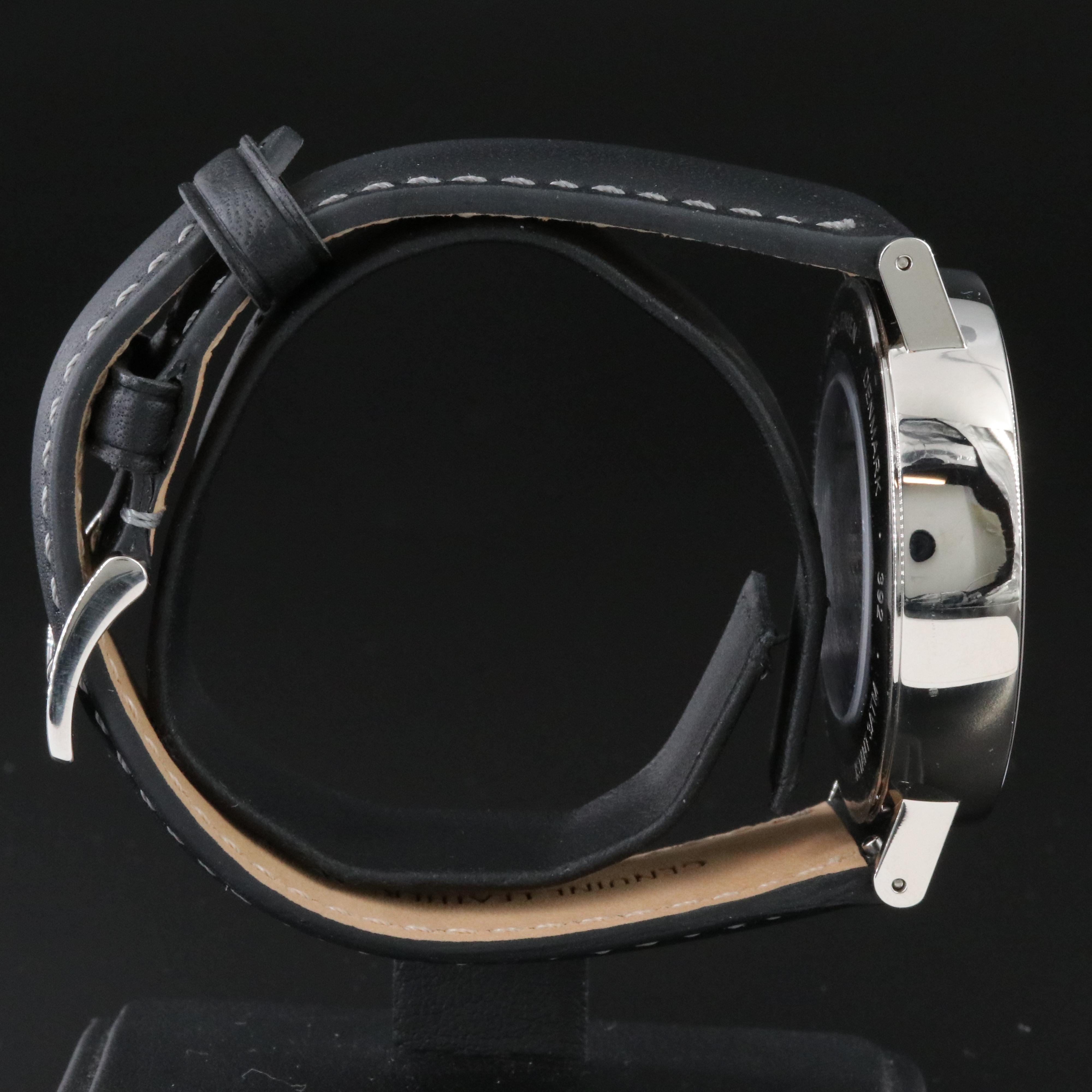 Georg Jensen Koppel Black 41mm Steel Automatic Watch