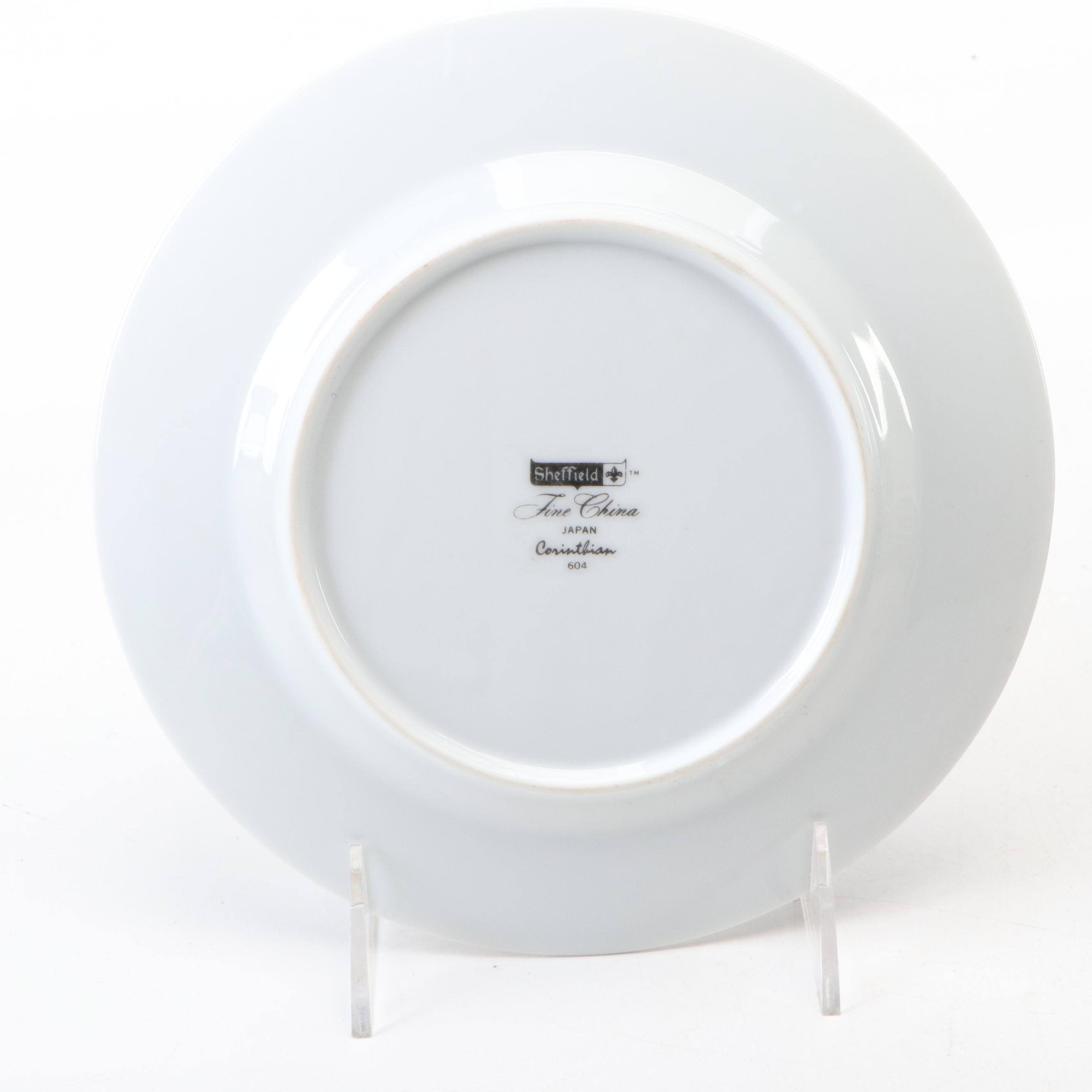 Sheffield Porcelain "Corinthian"  Plates