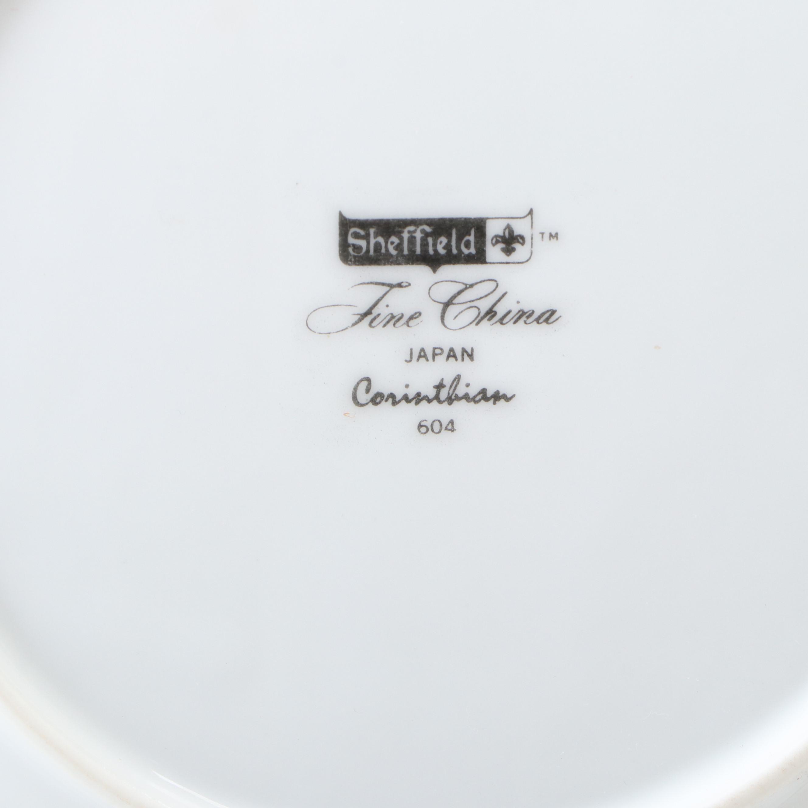 Sheffield Porcelain "Corinthian"  Plates