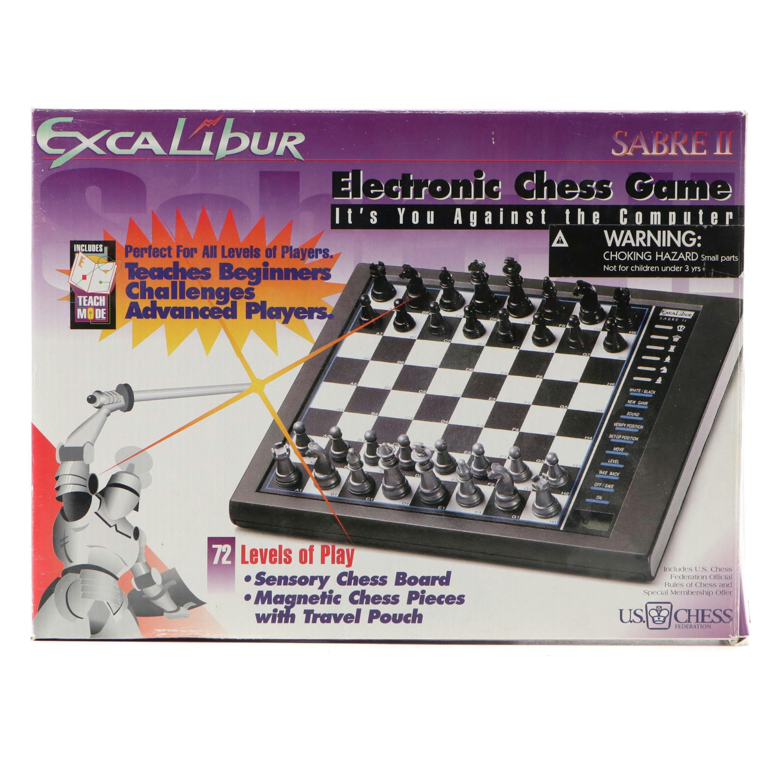 Excalibur Sabre II Electronic Chess Game