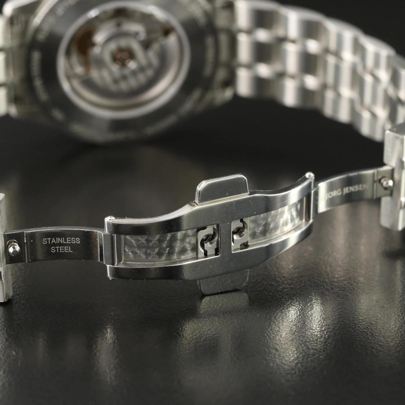 Georg Jensen Stainless Steel Vice Automatic Date Watch | EBTH