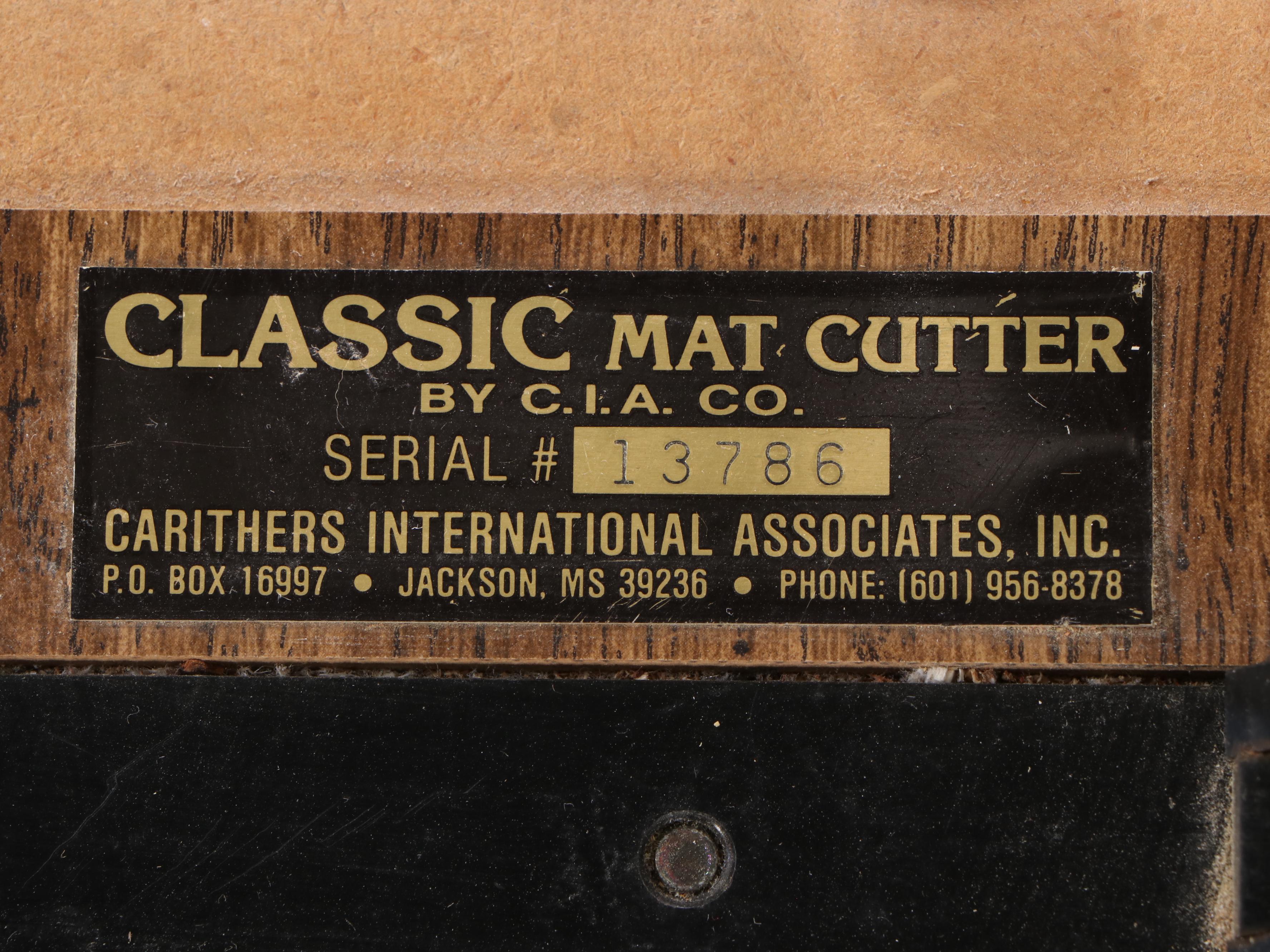 Carithers International Classic Mat Cutter, Fletcher CornerLock 4000 and More