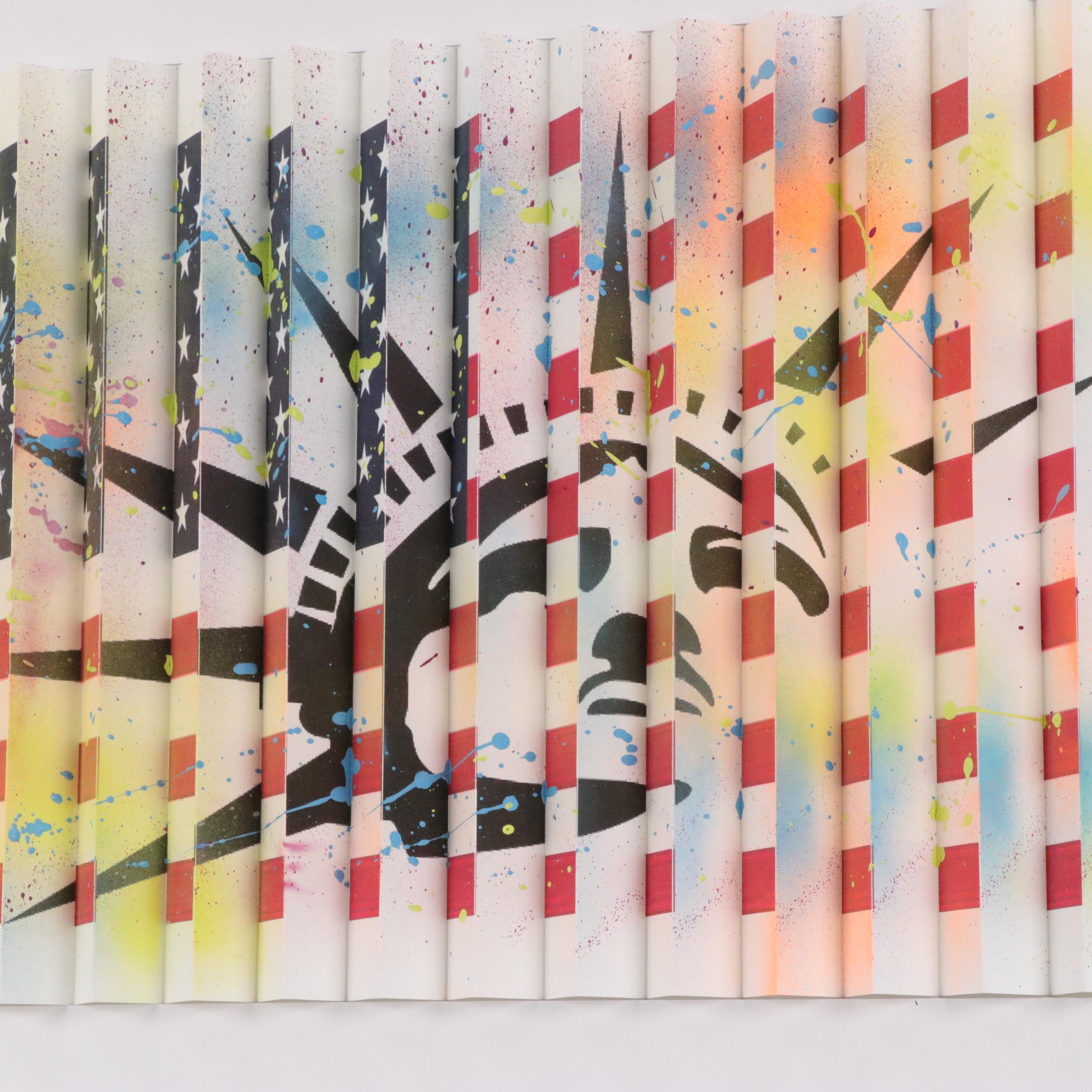 E.M. Zax Pop Art 3D Polymorph Wall Sculpture, 2023