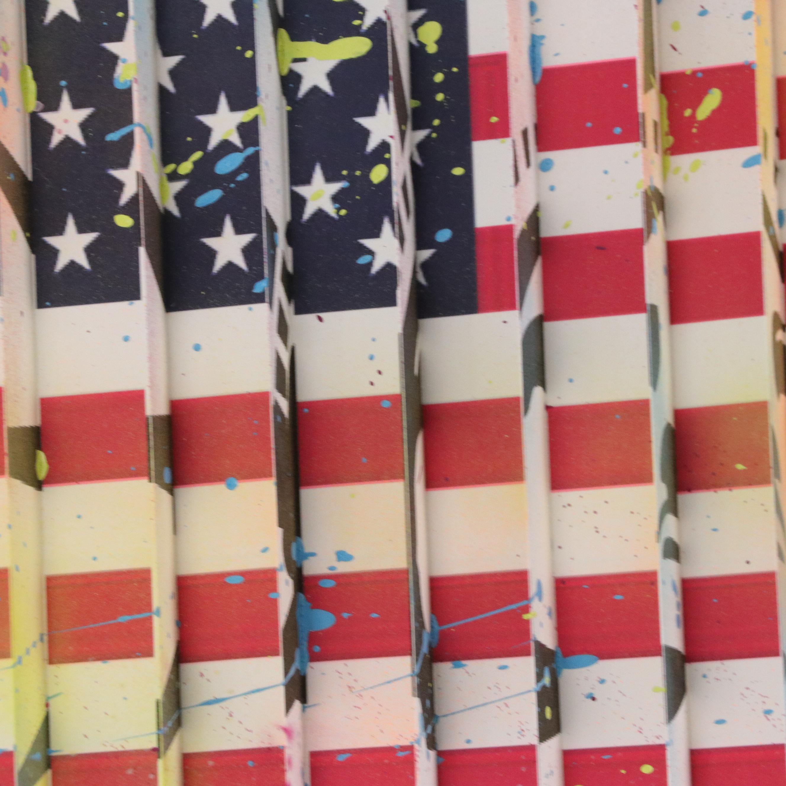 E.M. Zax Pop Art 3D Polymorph Wall Sculpture, 2023