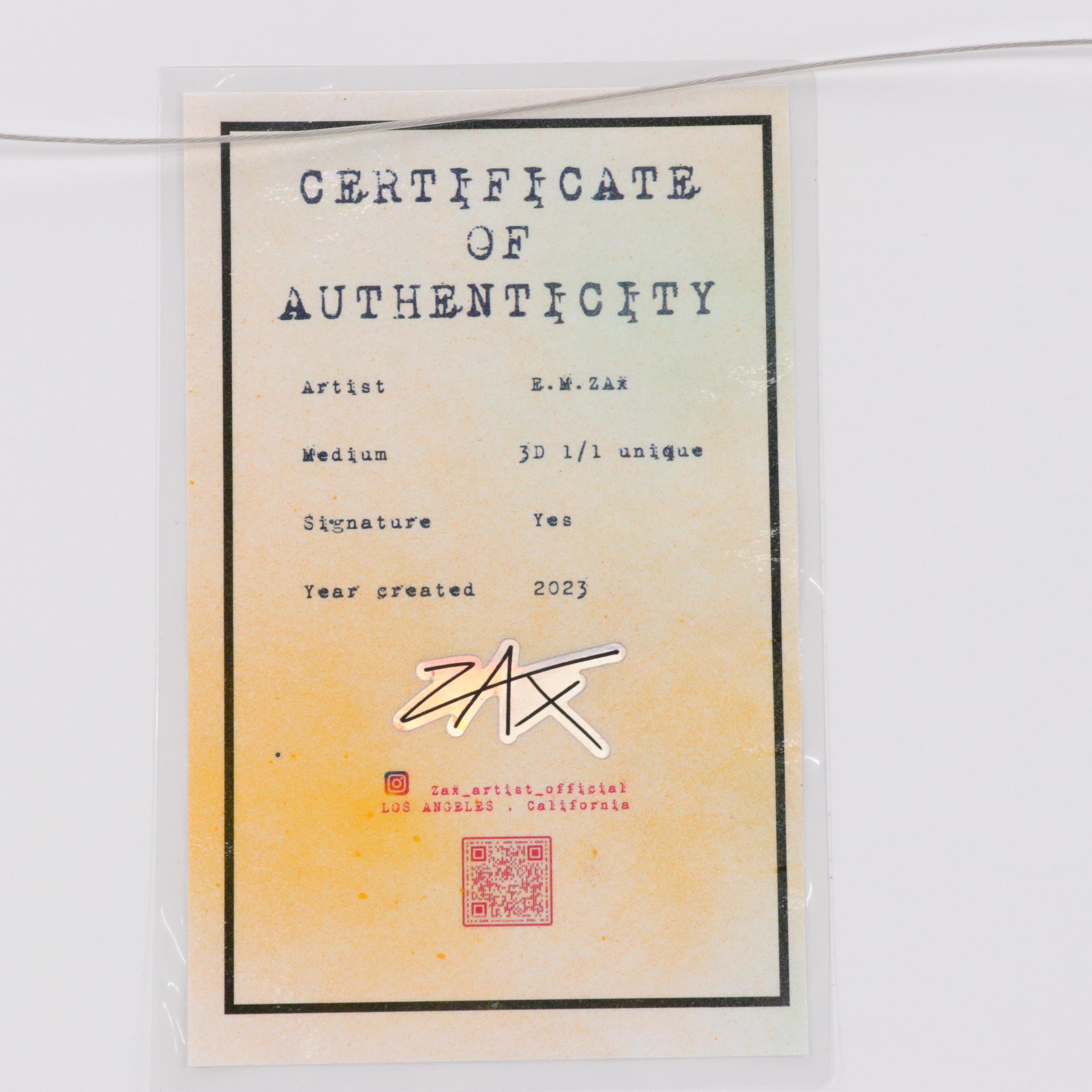 E.M. Zax Pop Art 3D Polymorph Wall Sculpture, 2023