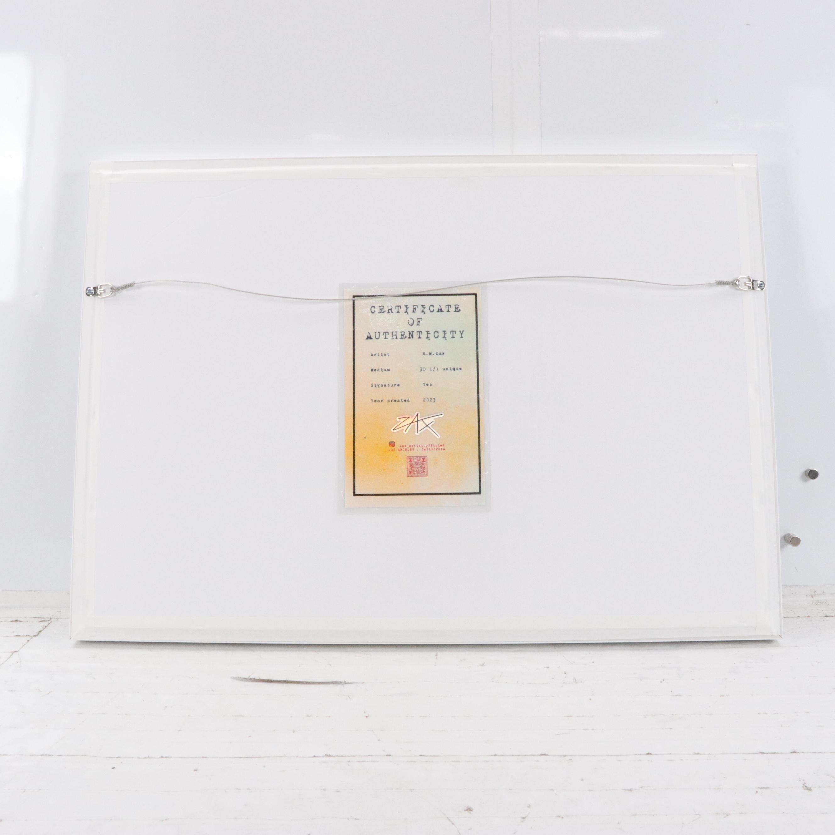 E.M. Zax Pop Art 3D Polymorph Wall Sculpture, 2023