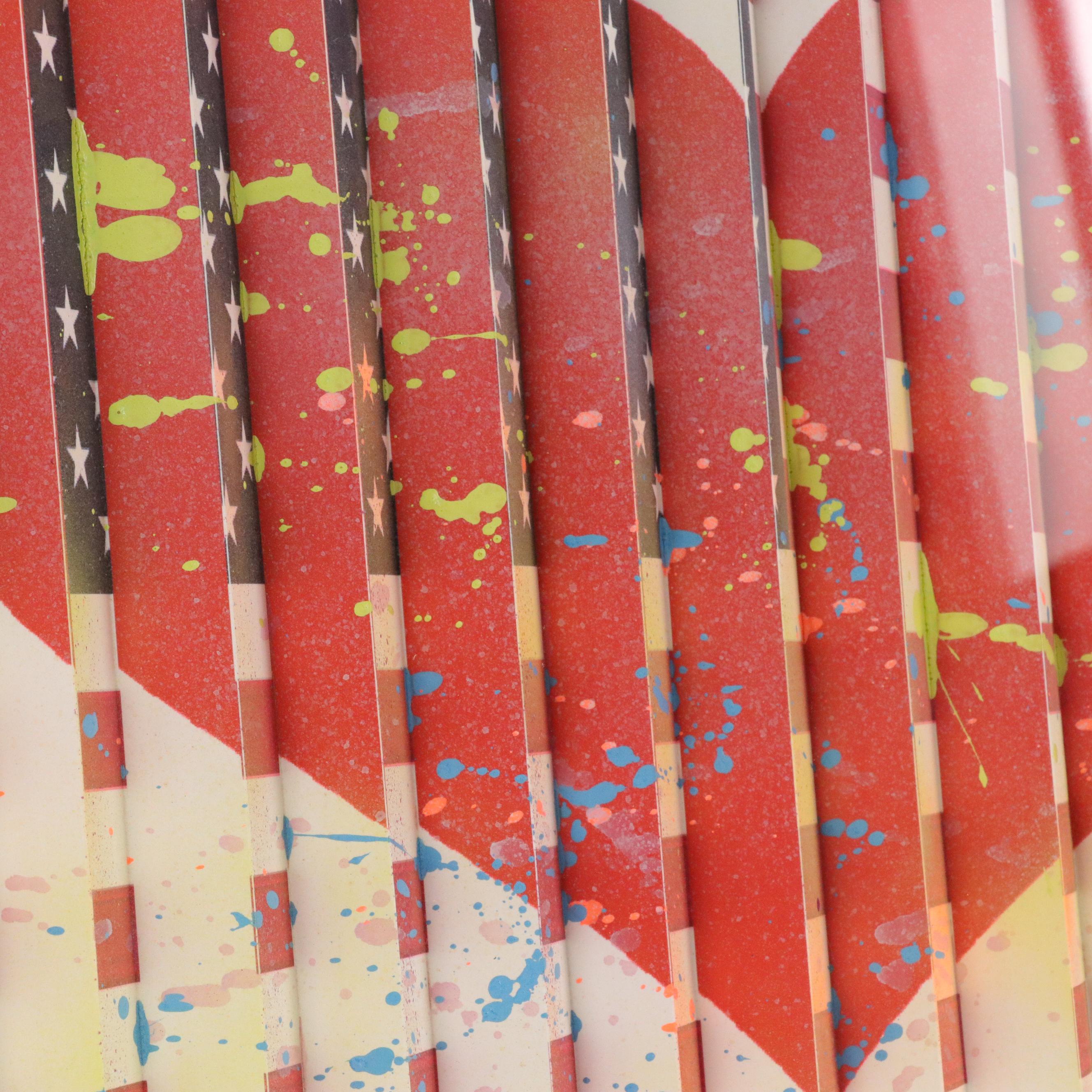 E.M. Zax Pop Art 3D Polymorph Wall Sculpture, 2023